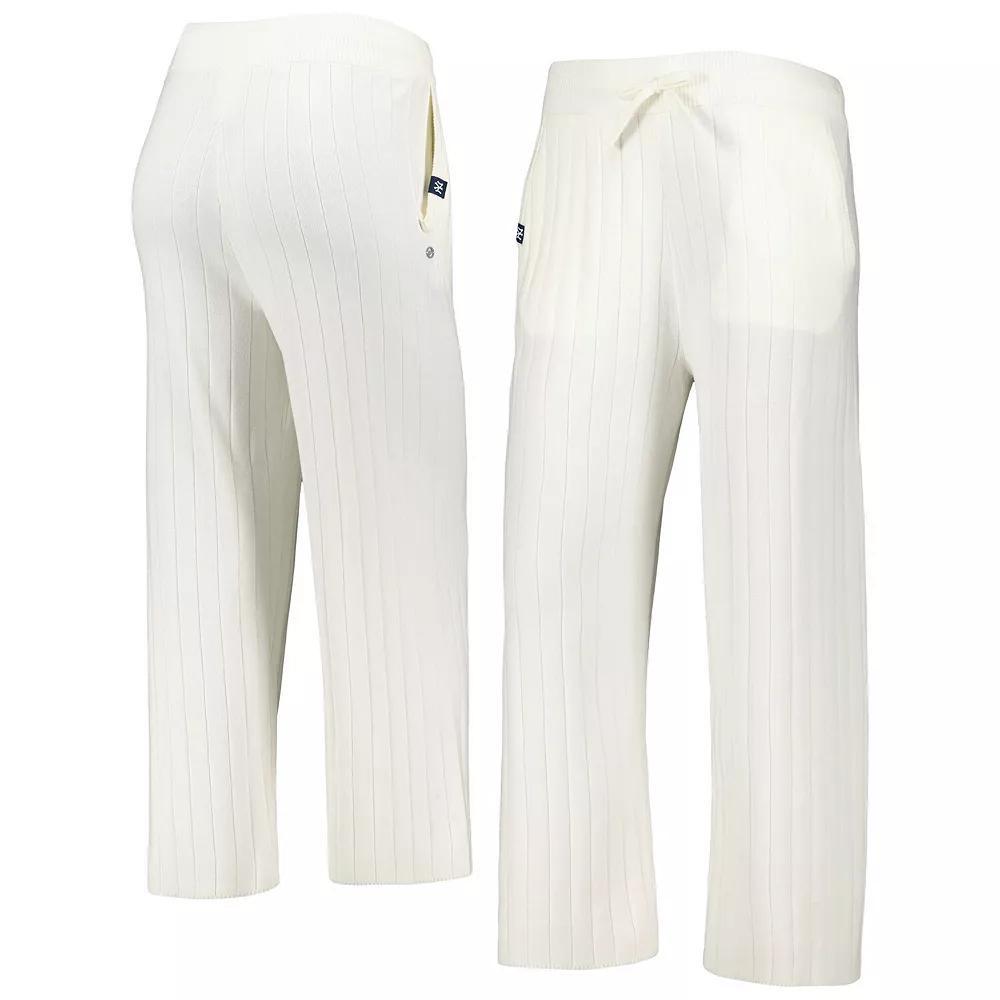 Women's Levelwear White New York Yankees Dream Icon Knit Pants, Size: Large Product Image