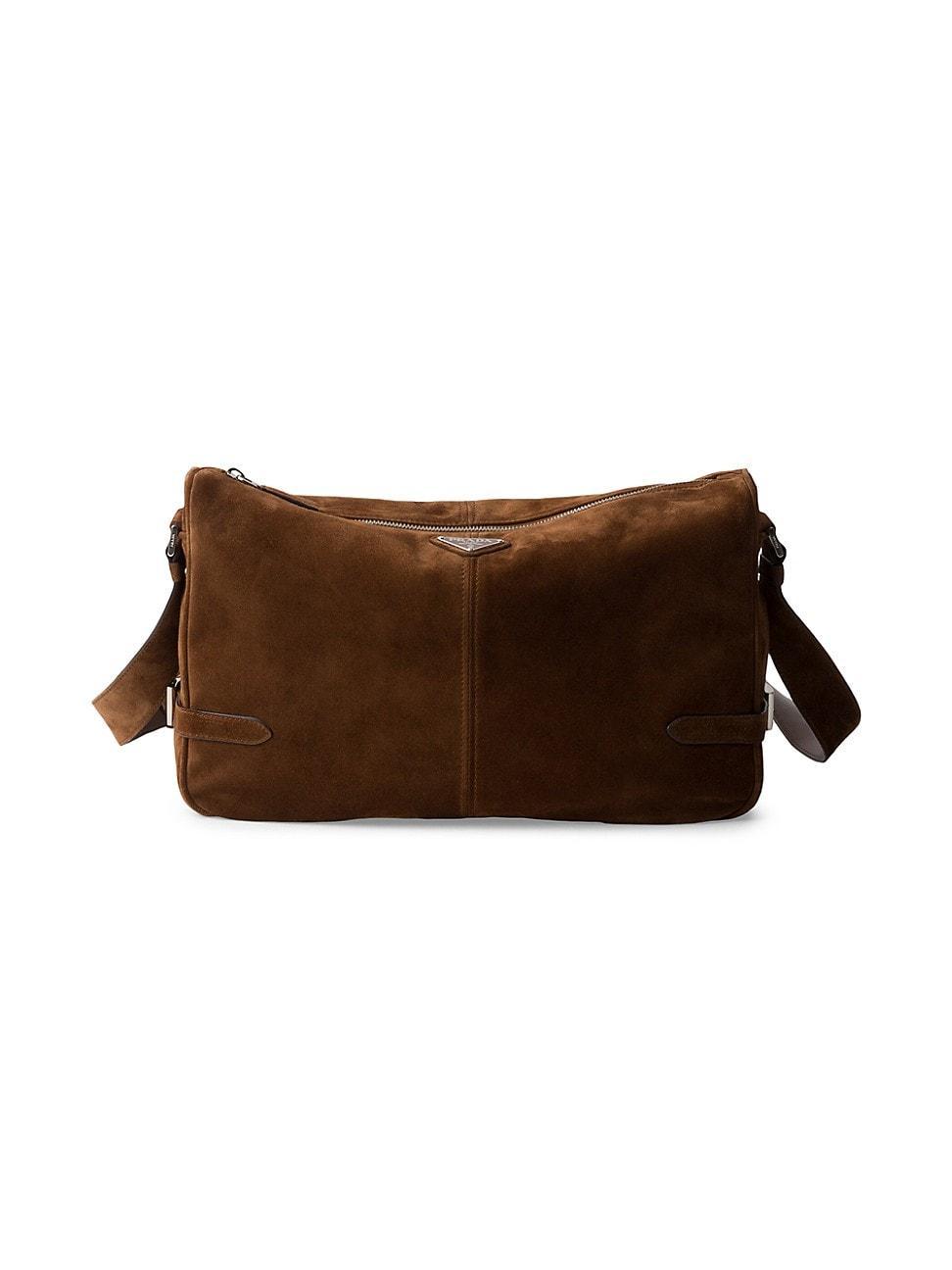 Mens Suede Shoulder Bag Product Image