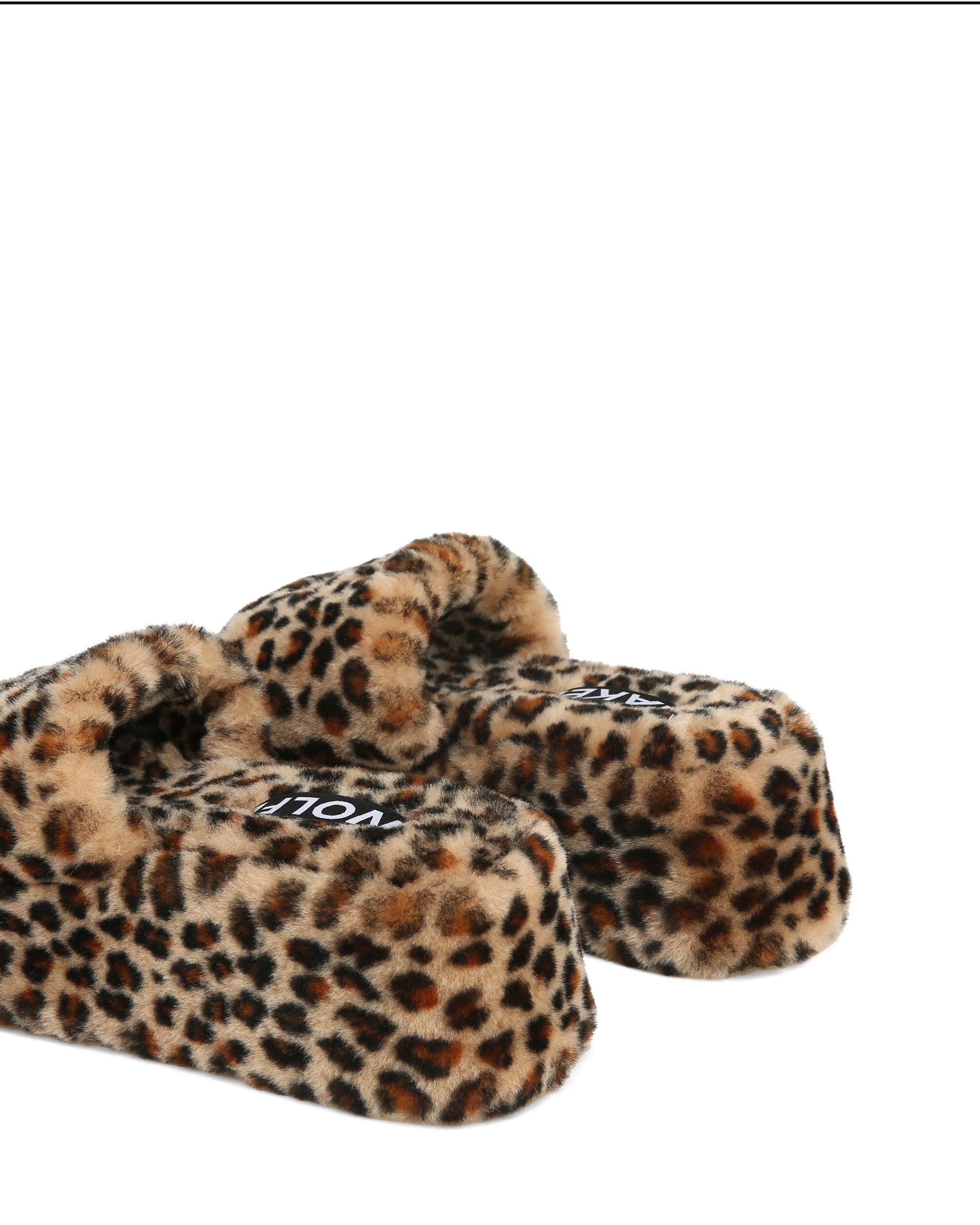 Ivy Shearling Leopard Print Product Image
