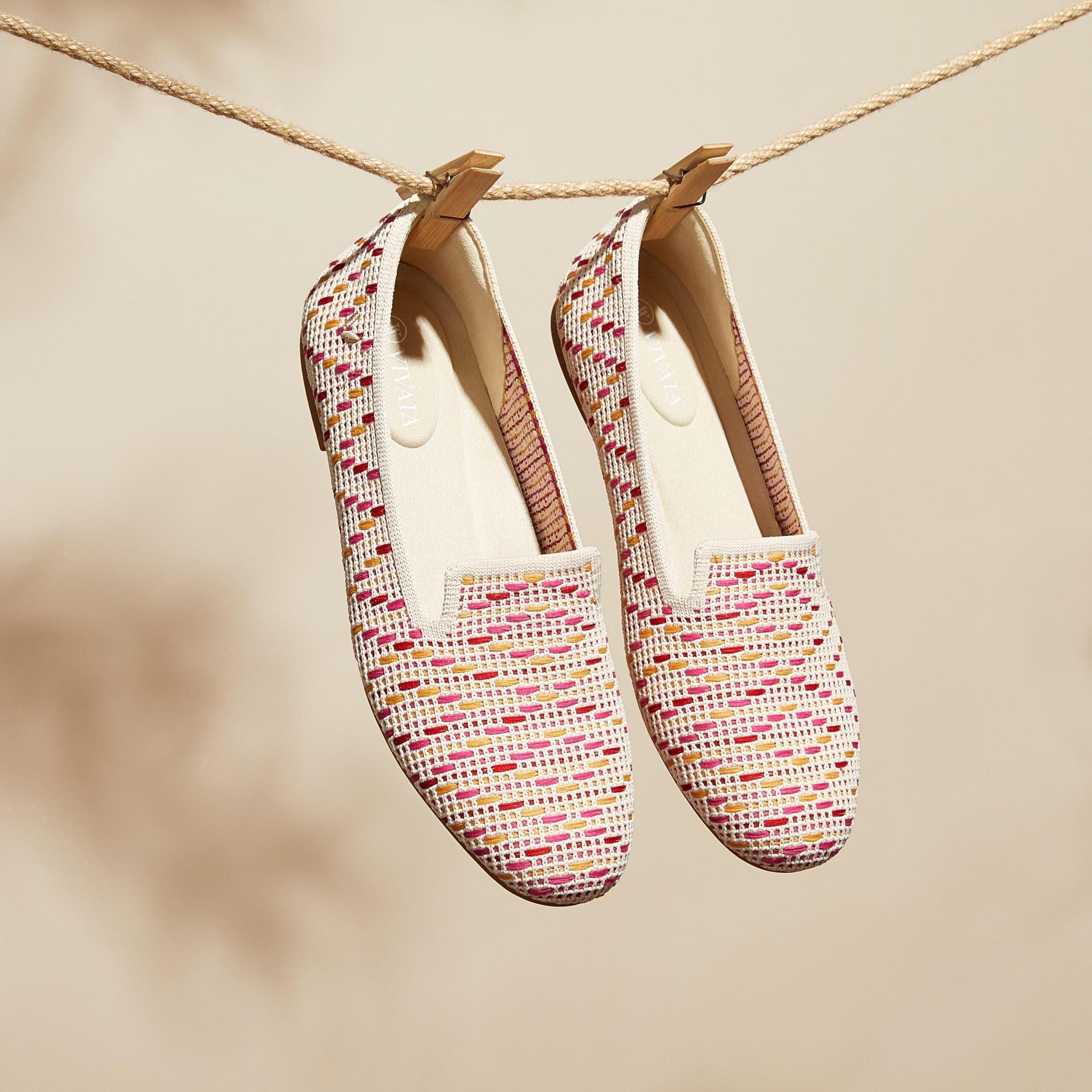 Round-Toe Woven Knit Loafer (Audrey) Product Image
