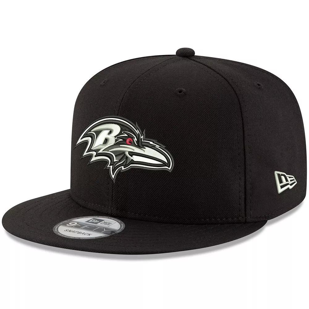 Men's New Era Black Baltimore Ravens B-Dub 9FIFTY Adjustable Hat Product Image