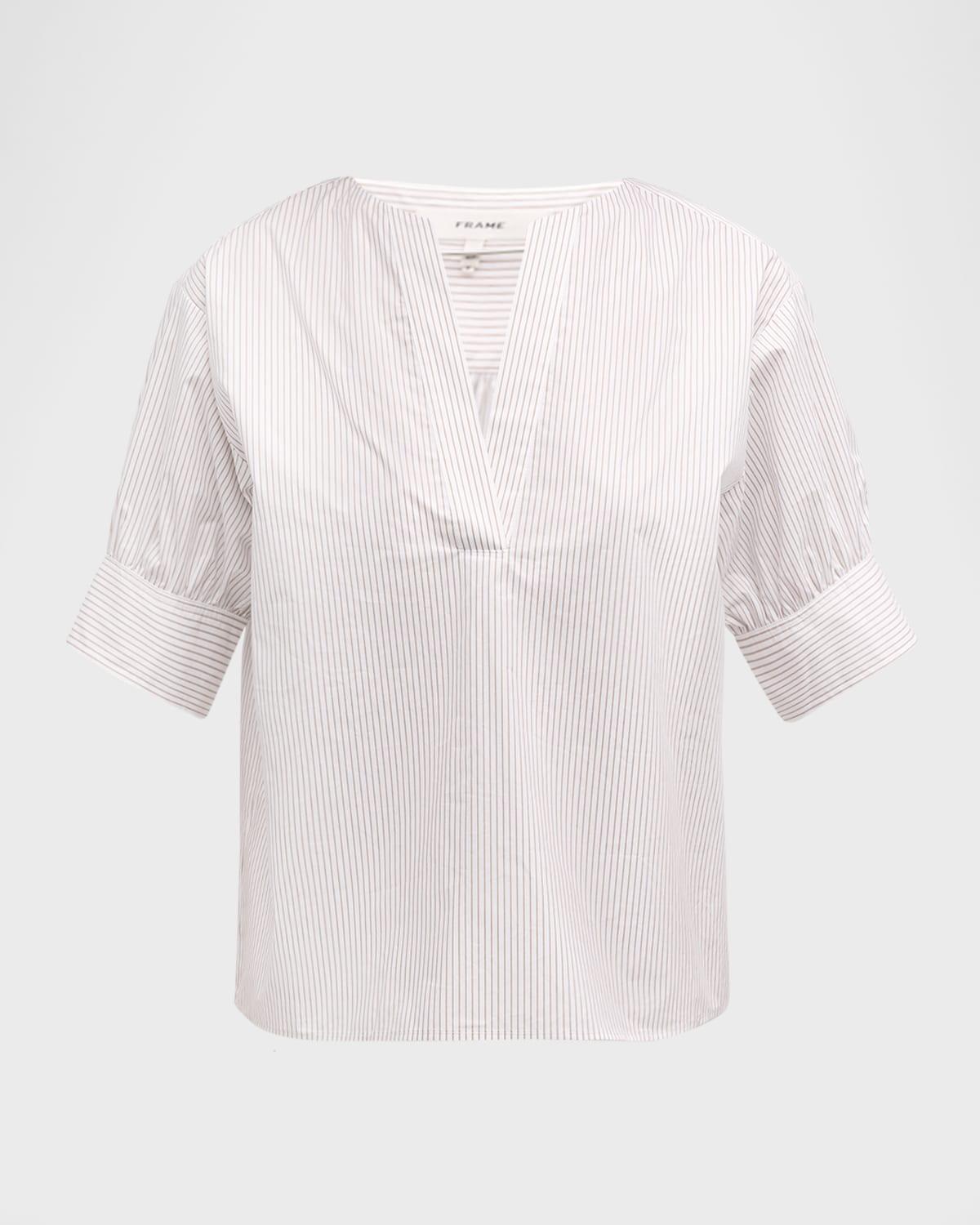 Frame V Neck Popover Top Product Image