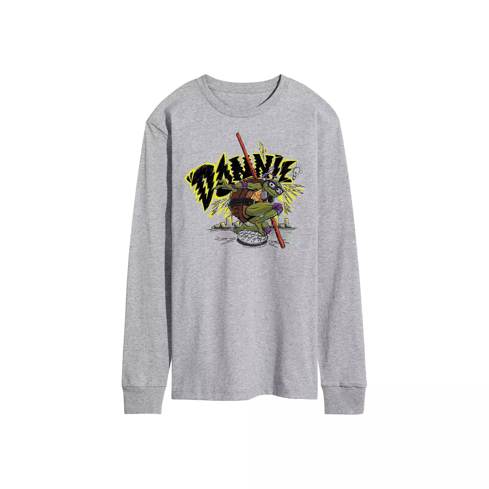 Mens TMNT Mutant Mayhem Don Long Sleeve Graphic Tee Product Image