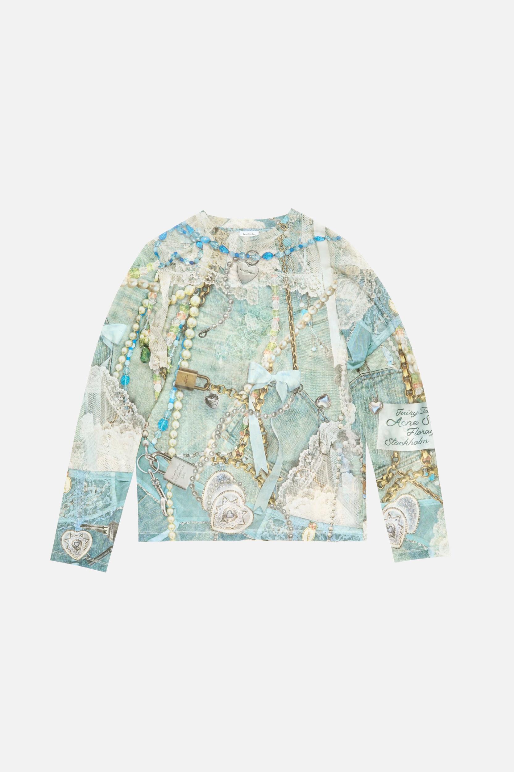 Long sleeve print t-shirt Product Image