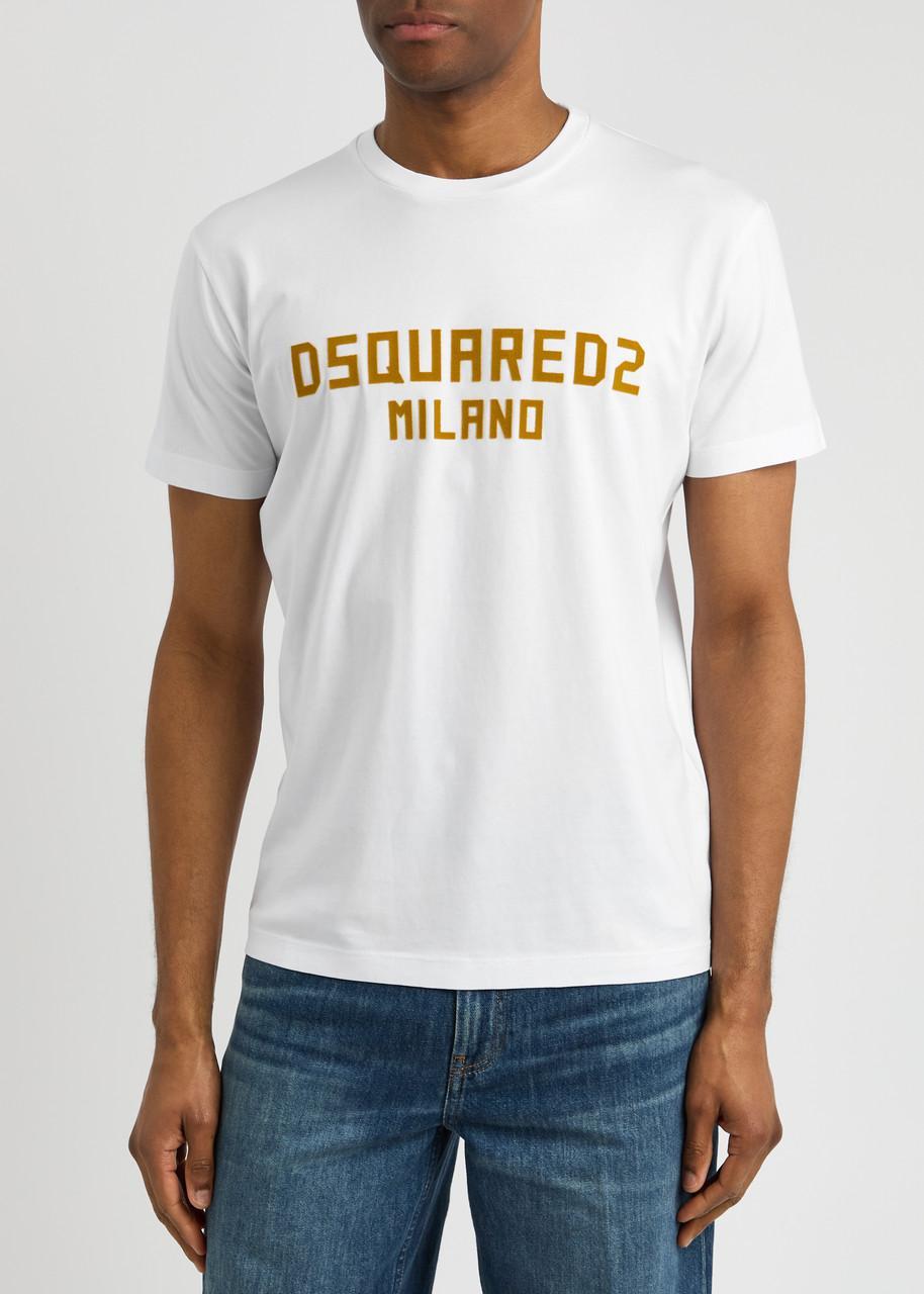flocked-logo T-shirt Product Image