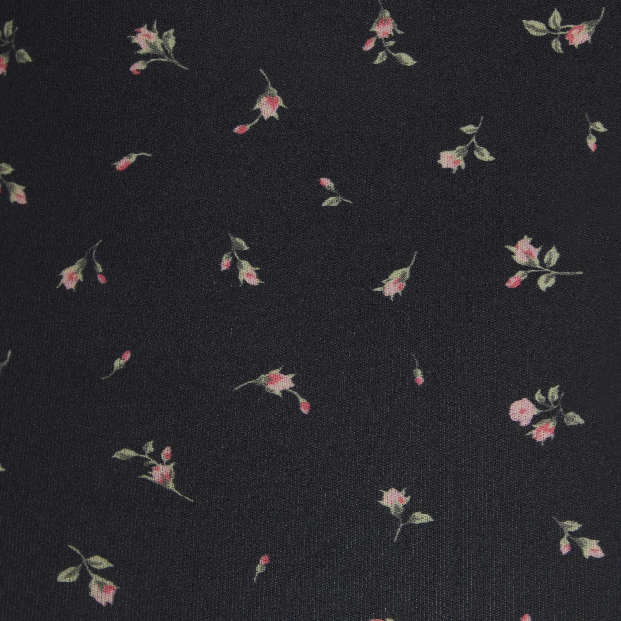 FITS EVERYBODY LACE STRING THONG | ONYX ROSEBUD PRINT Product Image