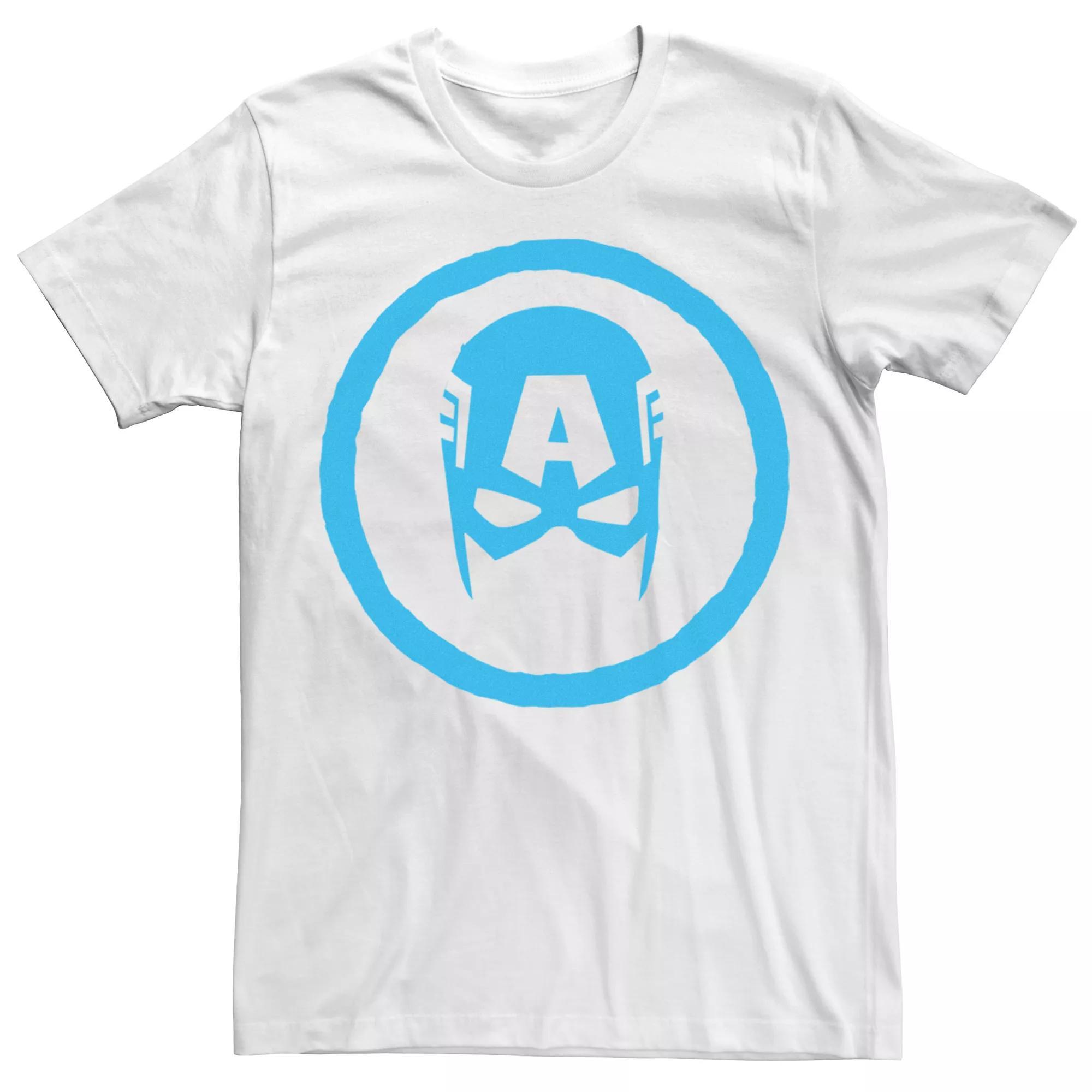 Men's Captain America  Tee, Size: Large, White Product Image