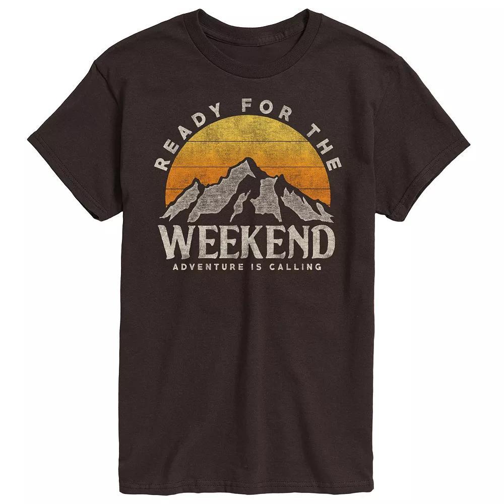 Big & Tall Ready for the Weekend Tee, Mens Blue Product Image