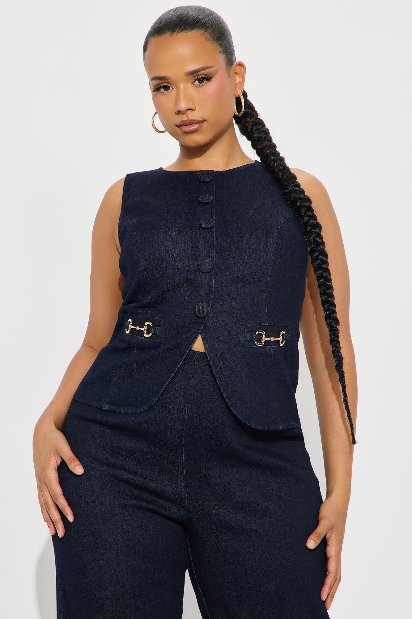 Emma Denim Straight Leg Jumpsuit - Indigo Product Image