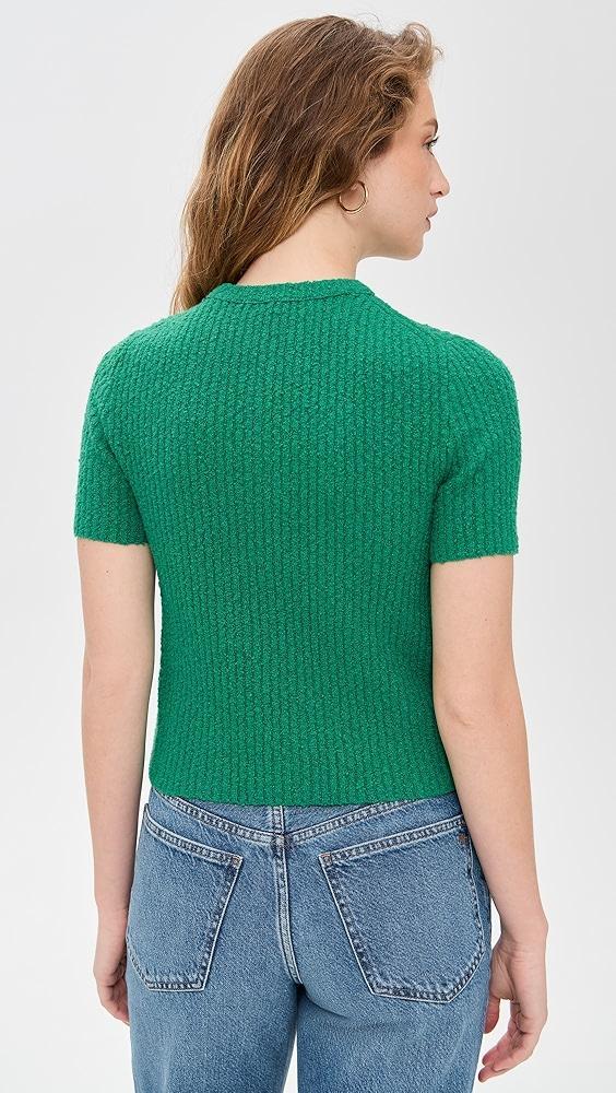 Madewell Boucle Knit Crewneck Sweater Tee | Shopbop Product Image