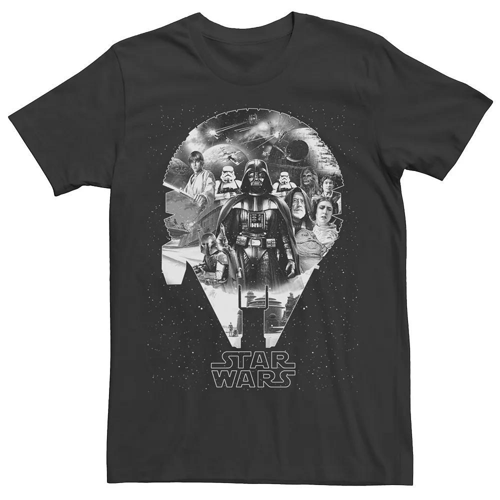 Disney's Encanto Men's Sister Trio Circle Portrait Tee, Size: XXL, Navy Grey Product Image