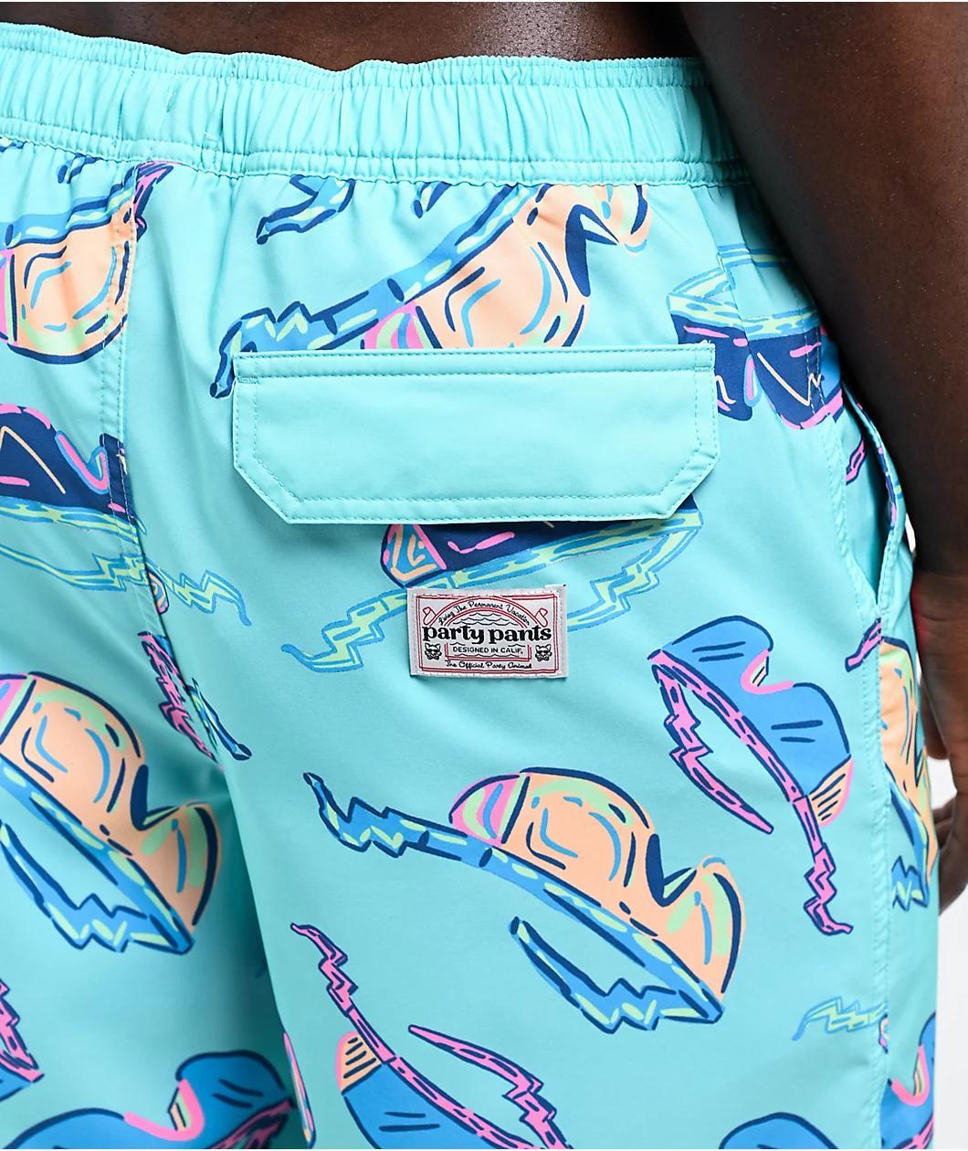 Party Pants Blockers Mint Board Shorts Product Image