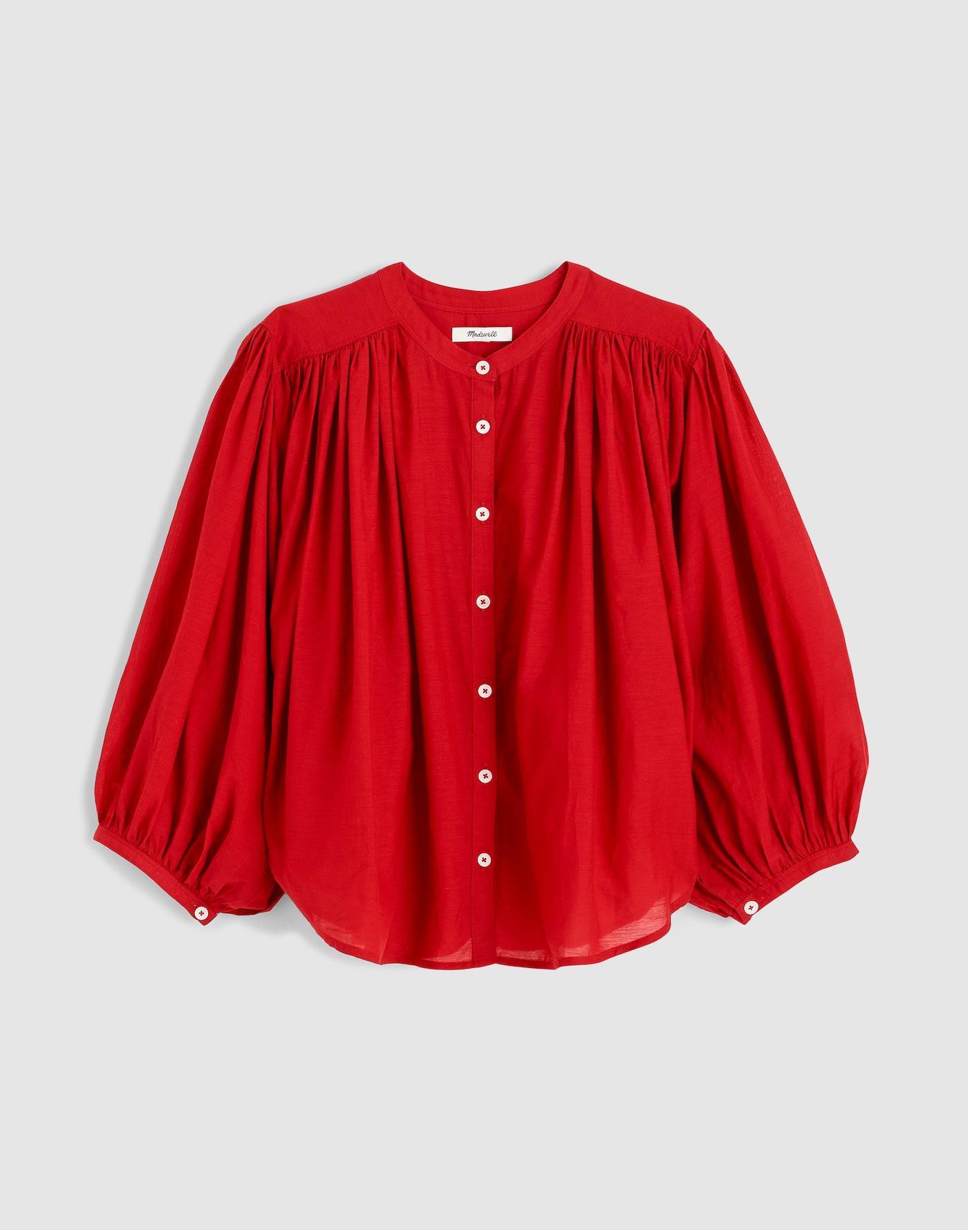 Balloon-Sleeve Top Product Image