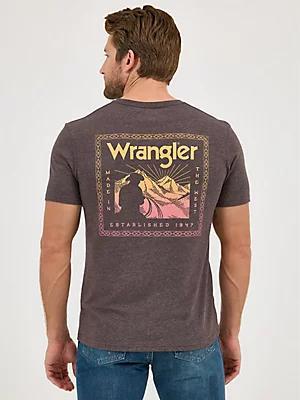 Men's Wrangler Back Graphic T-Shirt in Jet Product Image