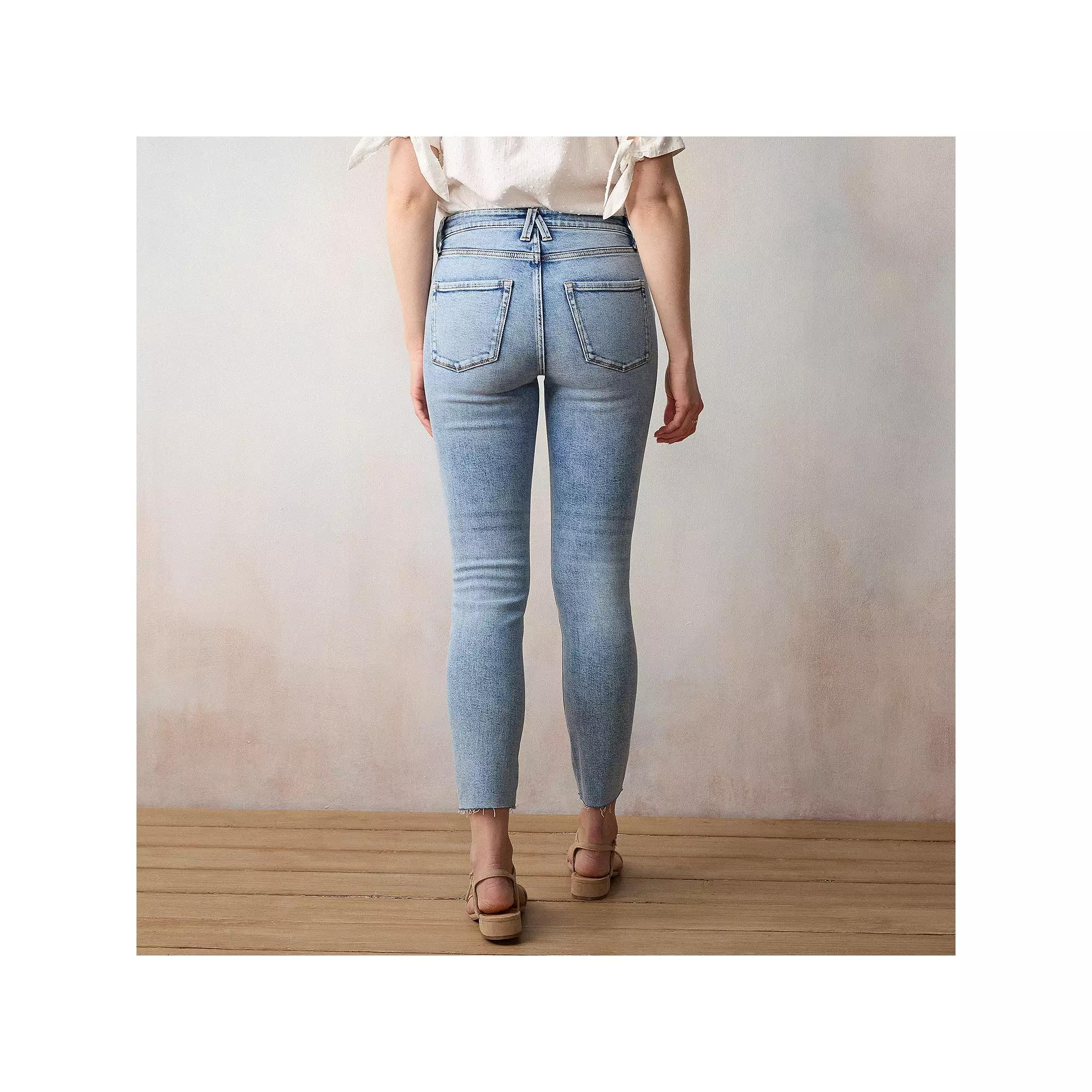 Womens LC Lauren Conrad High Rise 5-Pocket Skinny Jeans Product Image