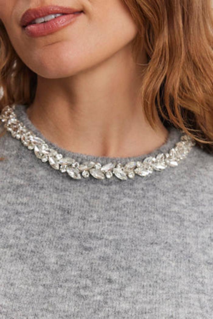 layton alpaca embellished sweater Product Image