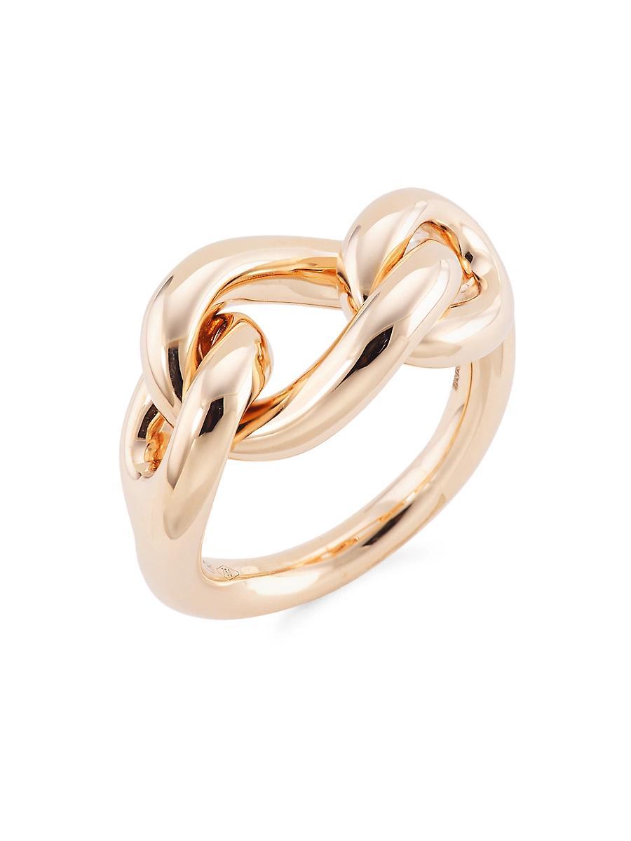 Pomellato 18K Rose Gold Iconica Tango Large Chain Link Ring Product Image