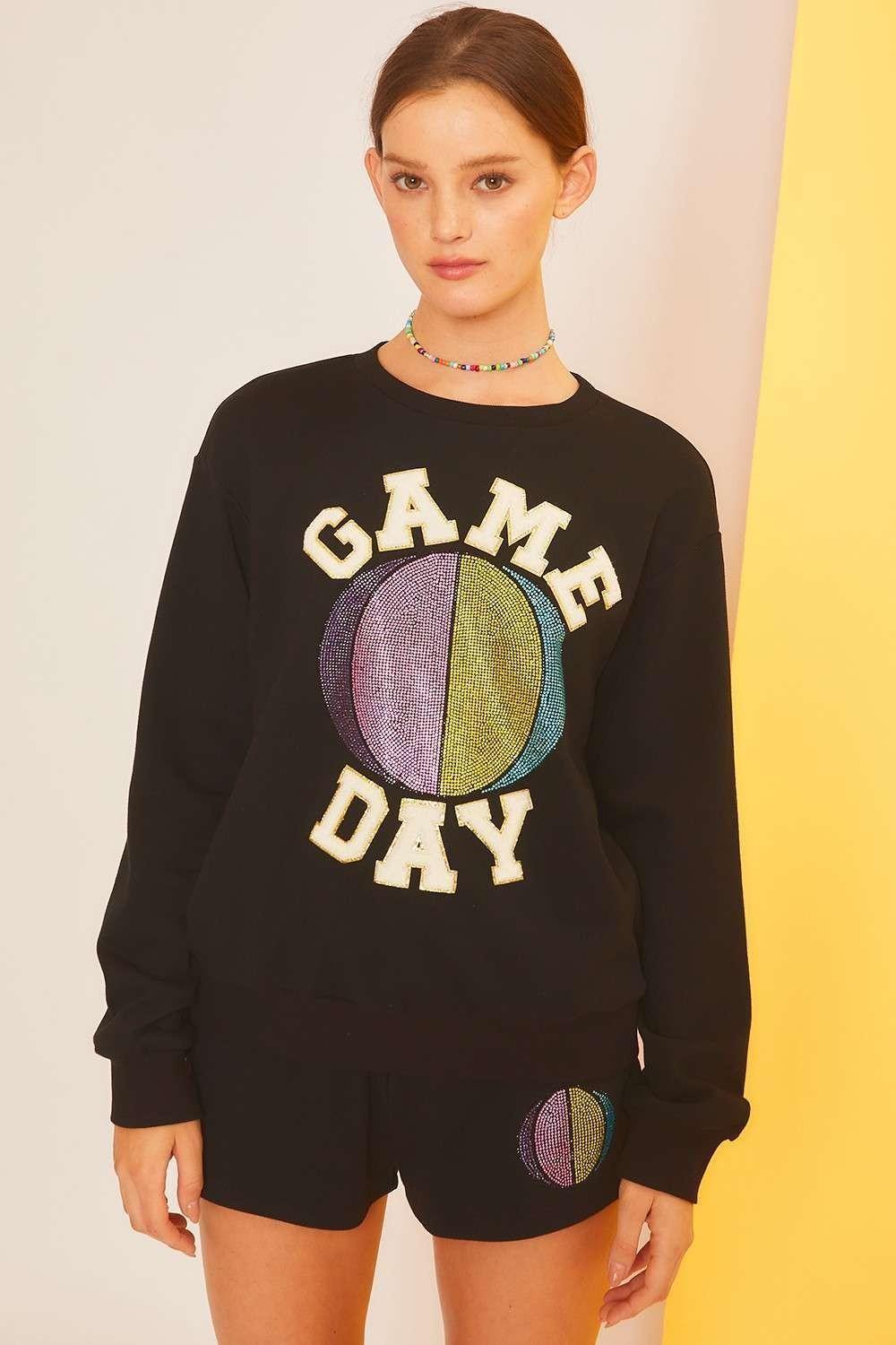 Bling Game Day Sweatshirt Product Image