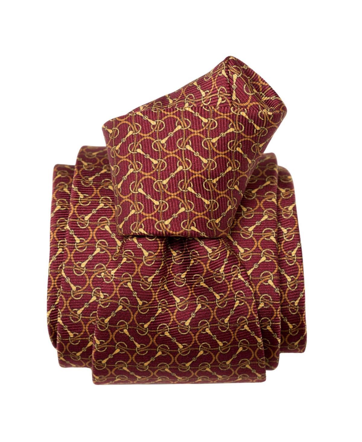 Elizabetta Palio - Printed Silk Tie for Men in Brown at Nordstrom Product Image