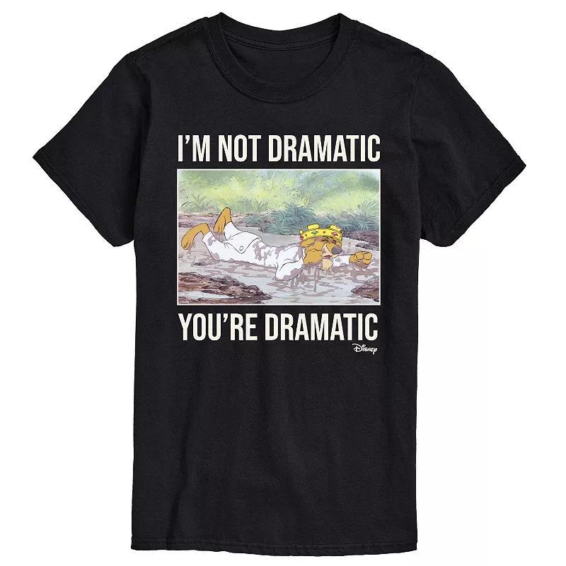 Disneys Robin Hood Mens Dramatic Graphic Tee Red Product Image