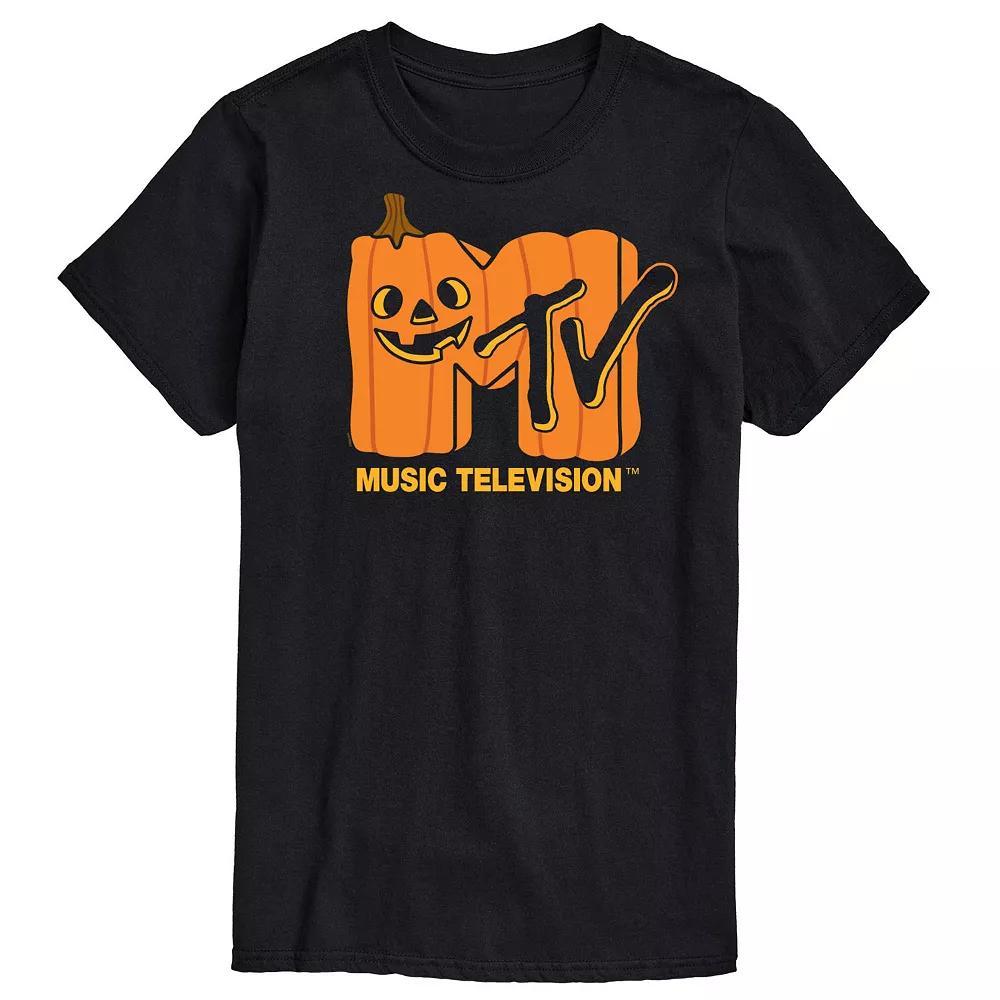 Big & Tall MTV Jack O Lantern Logo Graphic Tee, Mens Product Image