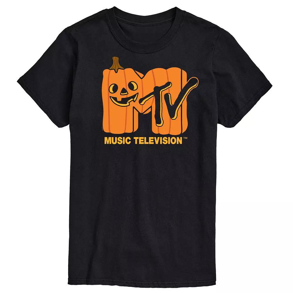 Big & Tall MTV Jack O Lantern Logo Graphic Tee, Mens Product Image