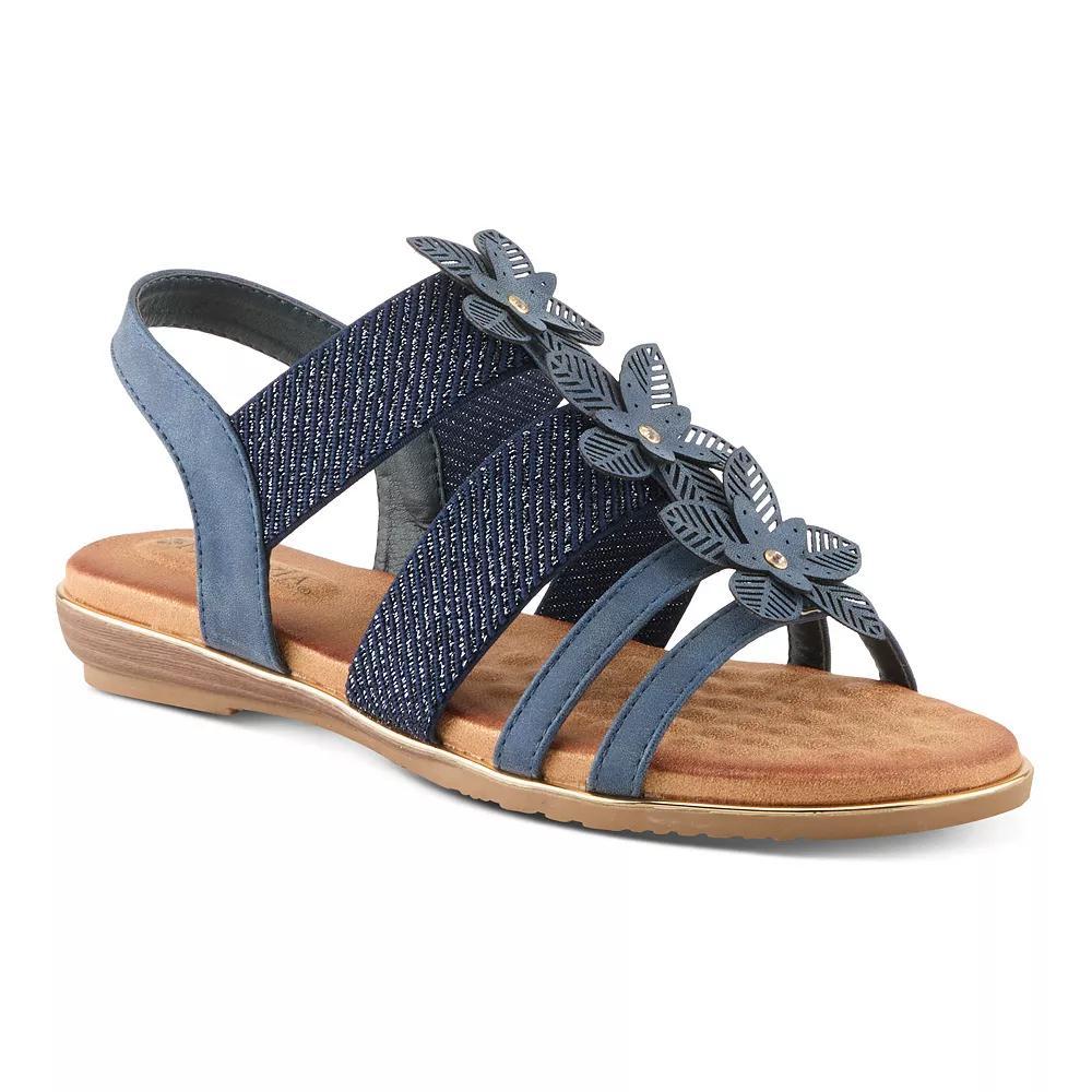 Patrizia Omana Women's Flat Slide Sandals, Size: 41, Blue Product Image