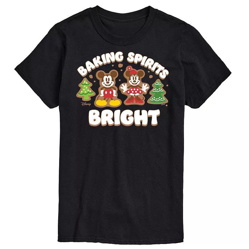 Disneys Mickey & Minnie Mouse Mens Baking Spirits Bright Graphic Tee Product Image