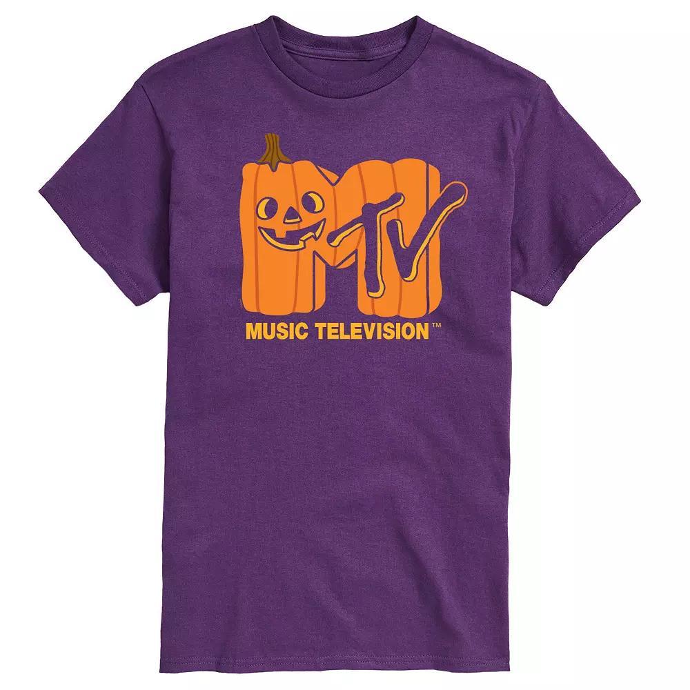 Big & Tall MTV Jack O Lantern Logo Graphic Tee, Mens Product Image