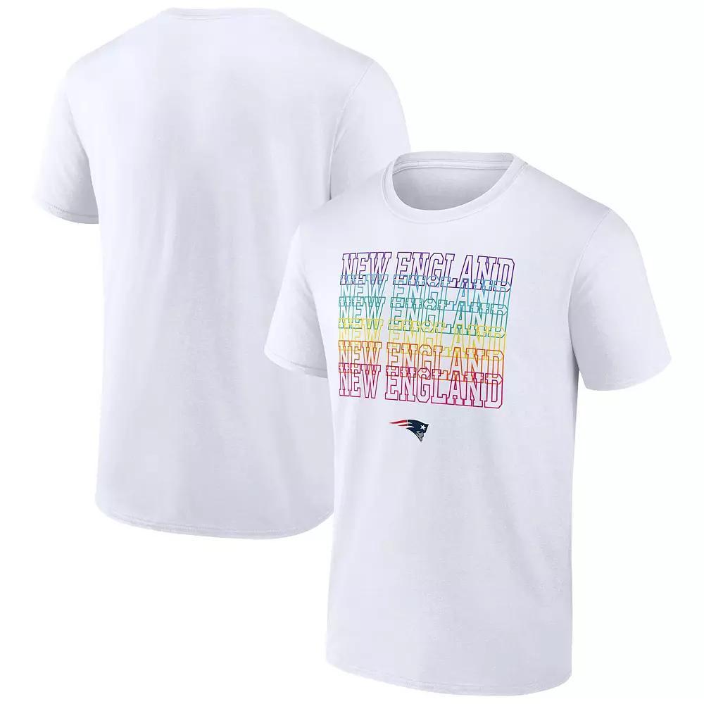 Men's Fanatics Branded White New England Patriots City Pride Logo T-Shirt, Size: Small Product Image