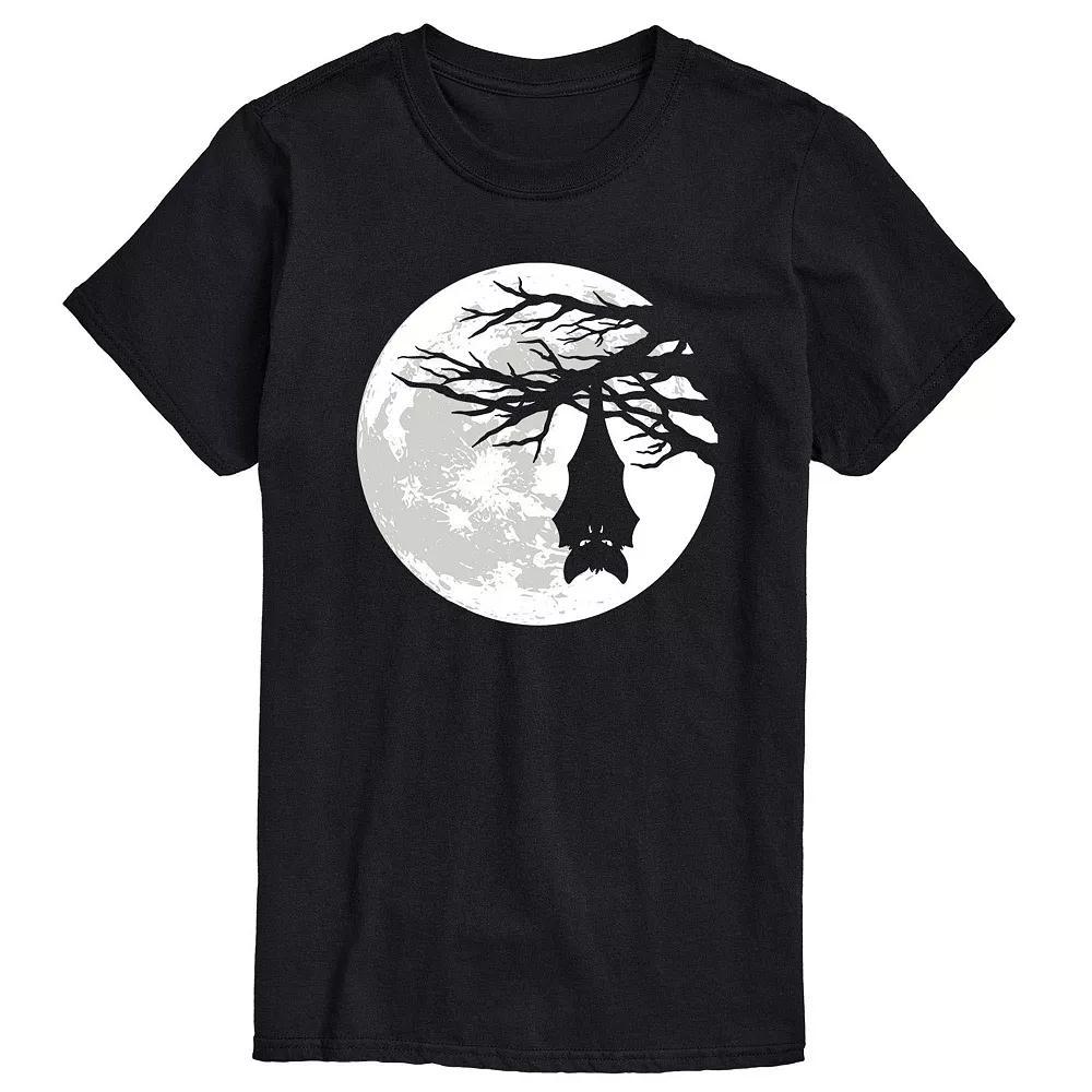 Big & Tall Hanging Bat Moon Tee, Mens Product Image