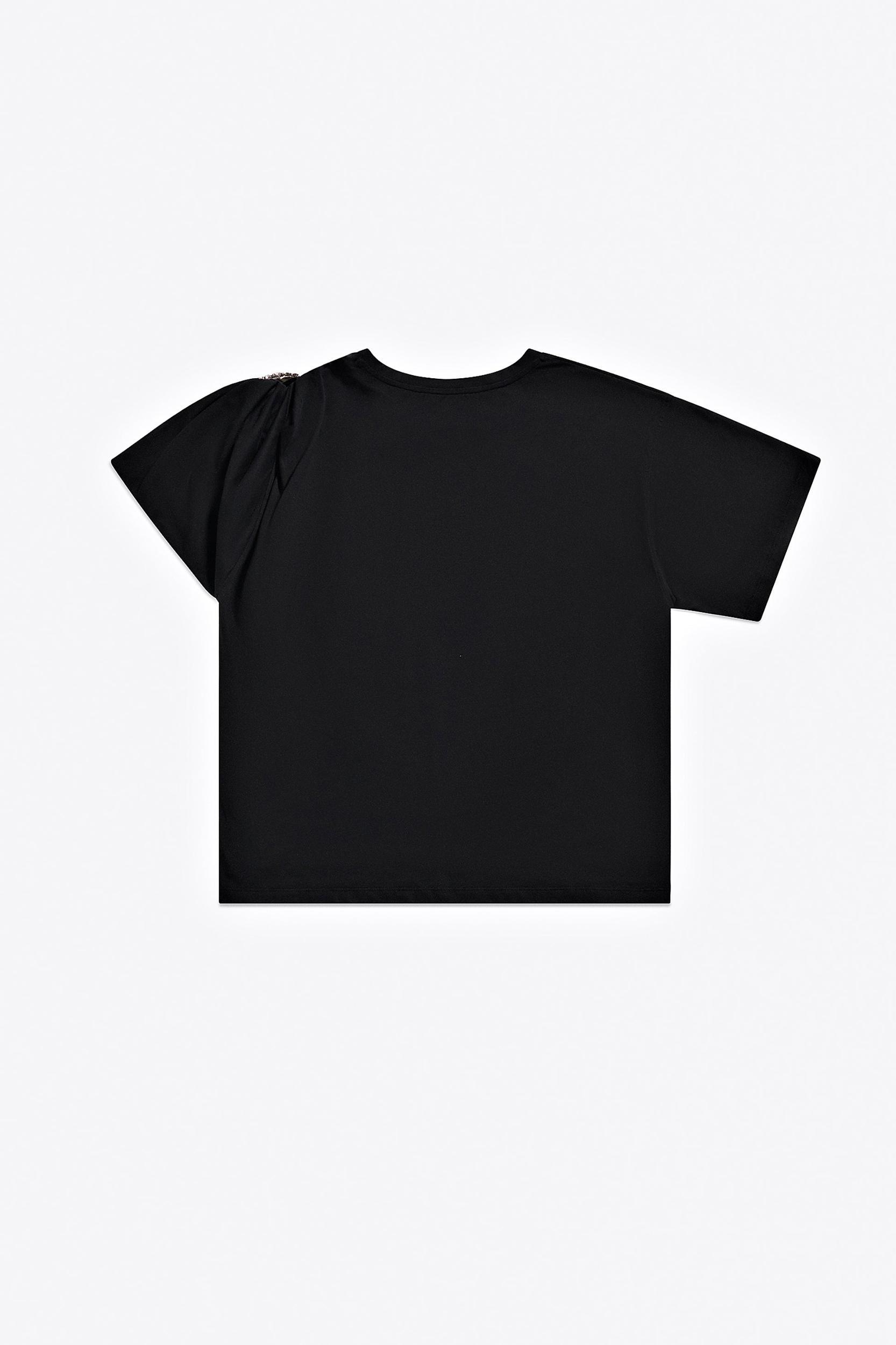 Crystal Grommet Poplin Pleated Short Product Image