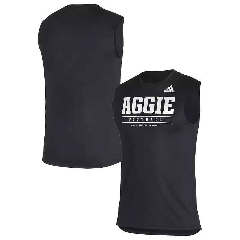 Mens adidas Texas A&M Aggies Sideline Football Locker Creator AEROREADY Sleeveless T-Shirt Product Image