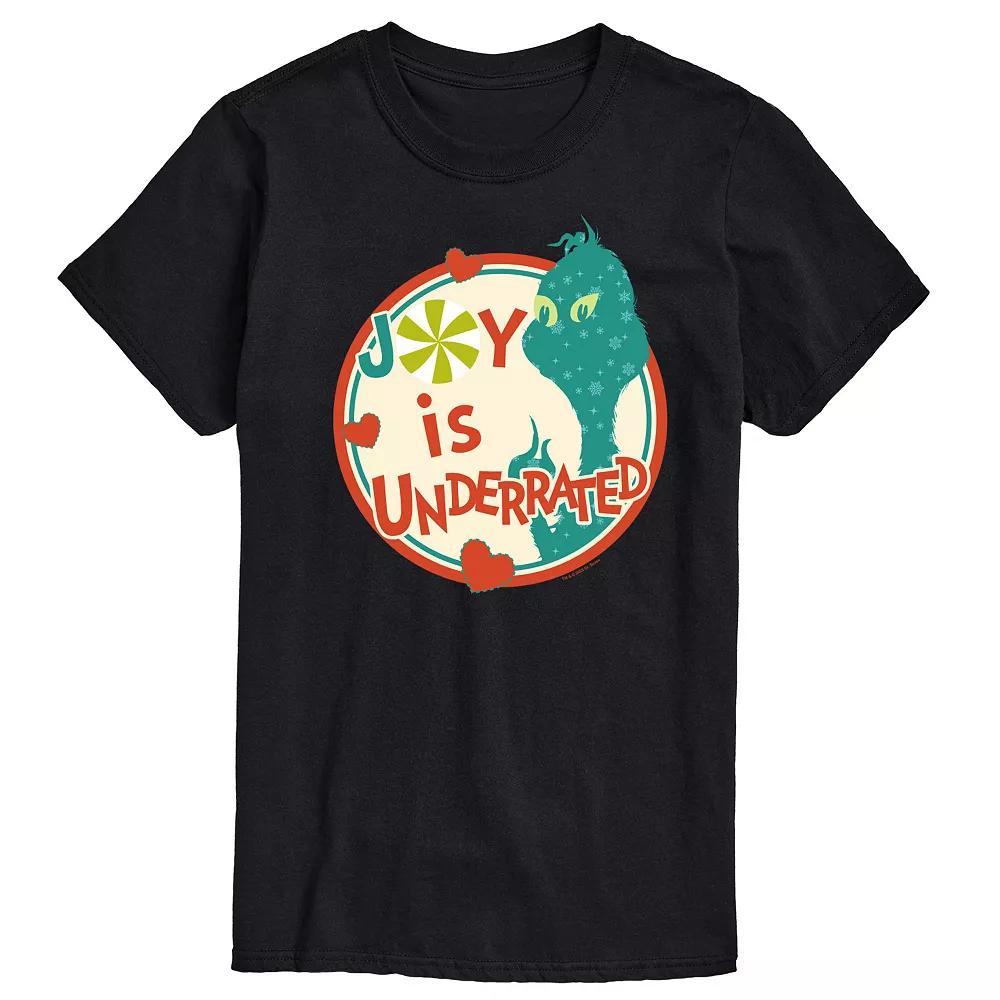 Mens Dr. Seuss The Grinch Joy Is Underrated Graphic Tee Product Image