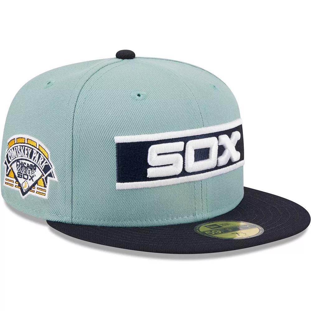 Men's New Era Light Blue/Navy Chicago White Sox Beach Kiss 59FIFTY Fitted Hat, Size: 7 1/2 Product Image