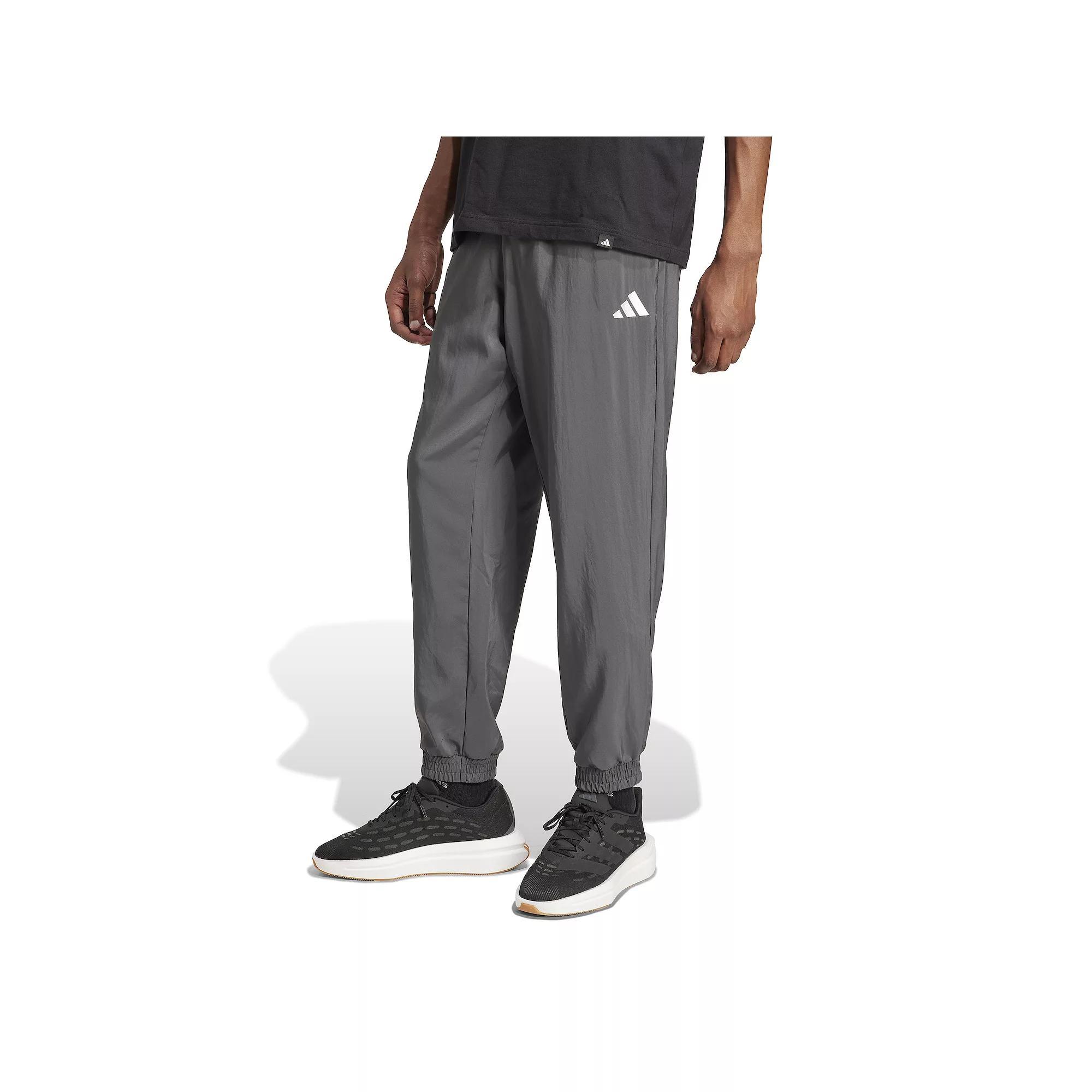 Men's adidas Essentials Small Logo Stanford Sportswear Track Pants, Size: XXL, Grey Product Image