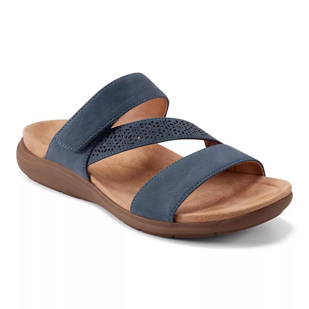 Easy Spirit Women's West Adjustable Slide Sandals, Size: 9, Medium Blue Product Image