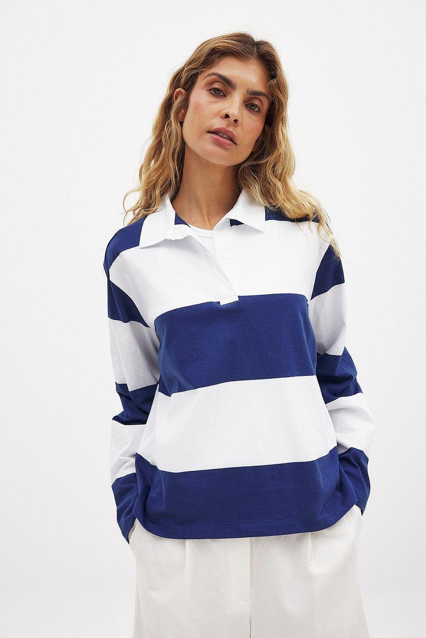 Long Sleeve Polo Shirt Product Image