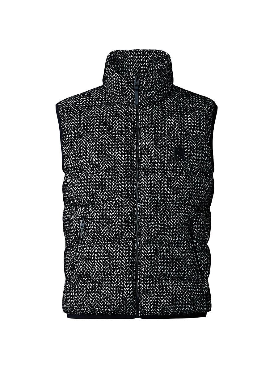 Mens Fisher Chevron & Houndstooth Down Vest Product Image