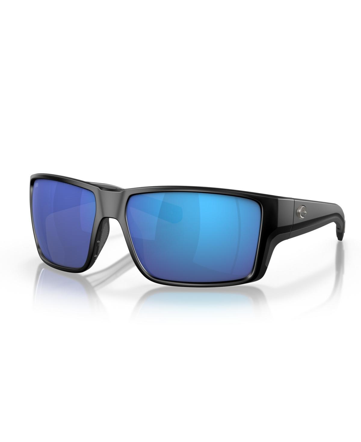 Costa Mens 6S9007 Reefton Mirrored Crystal 64mm Rectangle Polarized Sunglasses Product Image