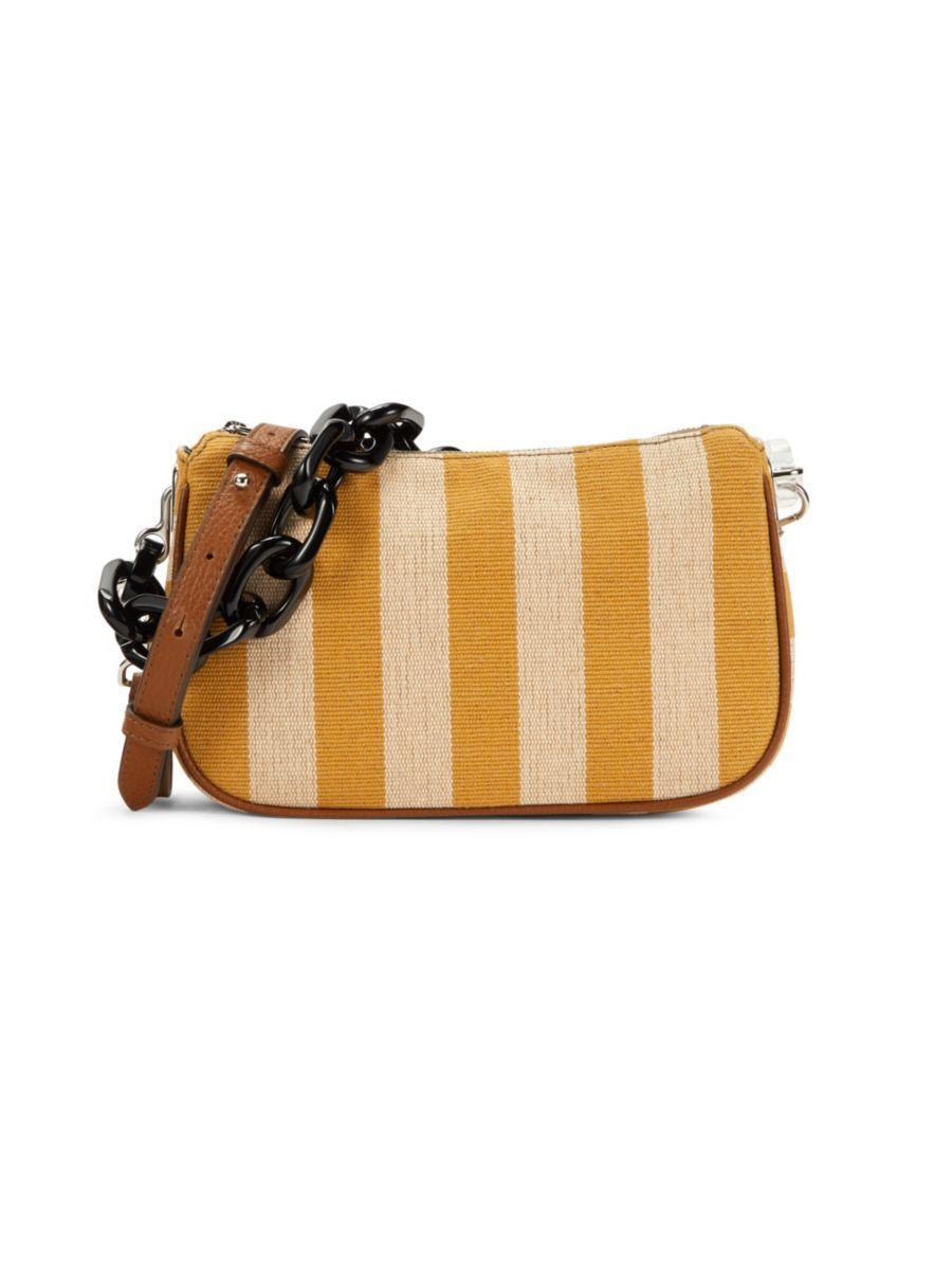 FURLA Women's Toni Giras Striped Crossbody Bag Product Image