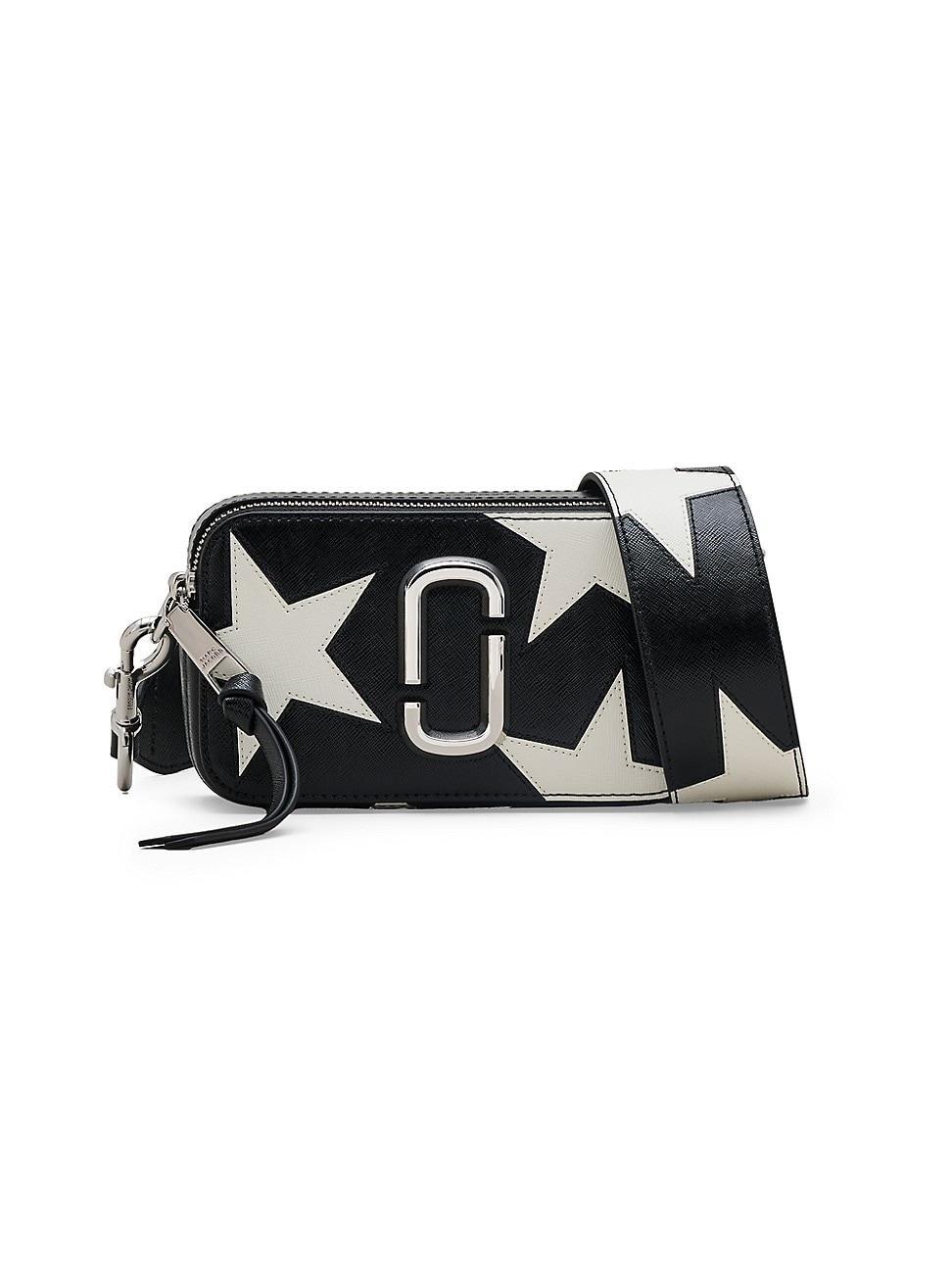 Womens The Star Patchwork Leather Snapshot Crossbody Bag Product Image