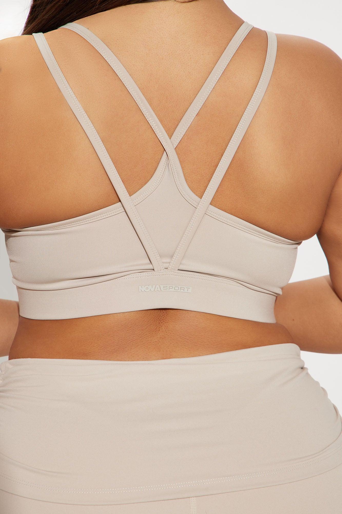 Pirouette Elevate Sports Bra - Light Taupe Product Image