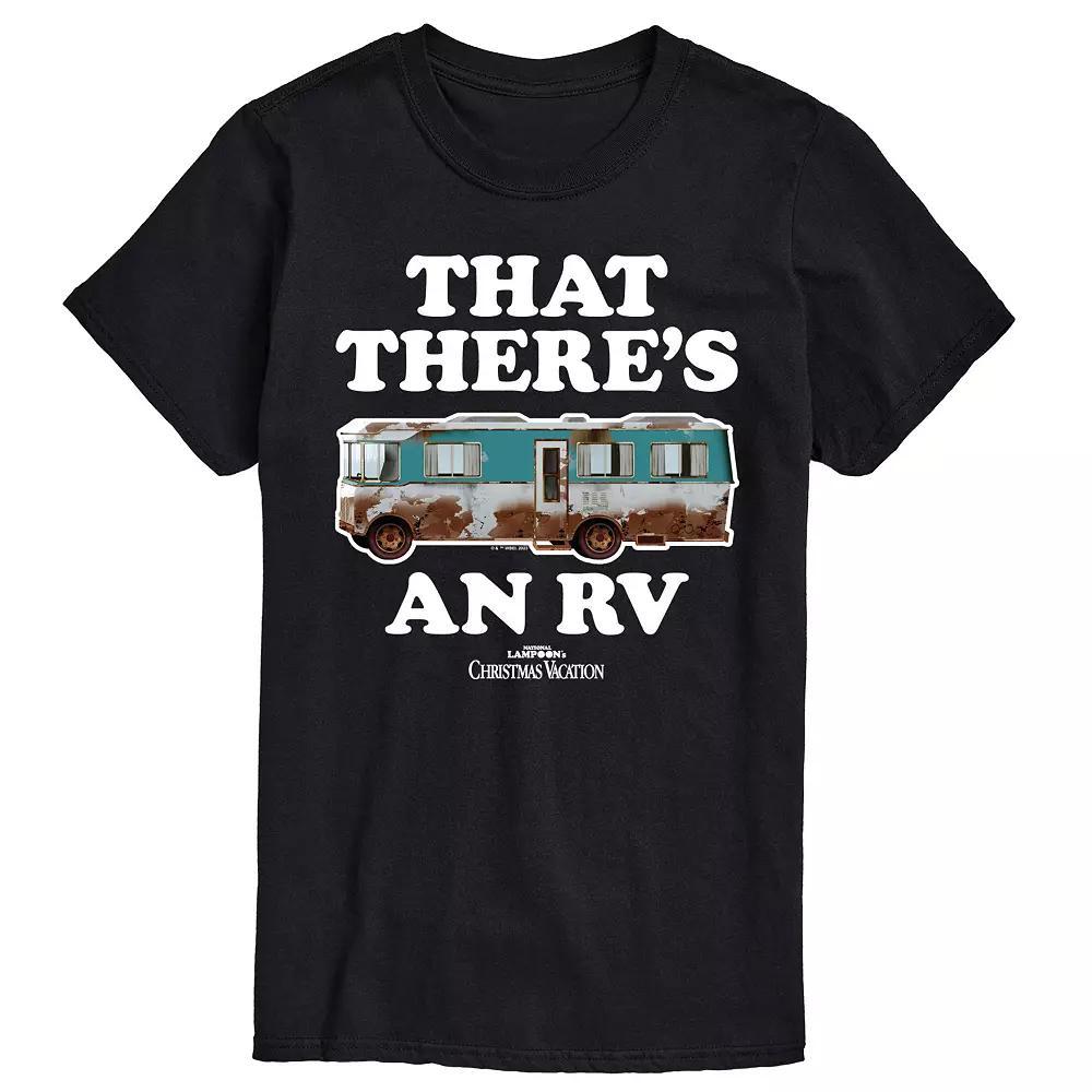 Big & Tall National Lampoon's Christmas Vacation That There's An RV Graphic Tee, Men's, Size: 3XB, Black Product Image