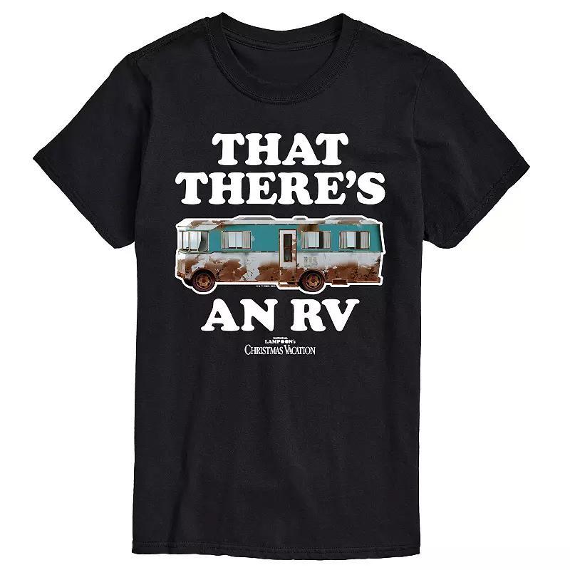 Big & Tall National Lampoon's Christmas Vacation That There's An RV Graphic Tee, Men's, Size: 3XB, Black Product Image