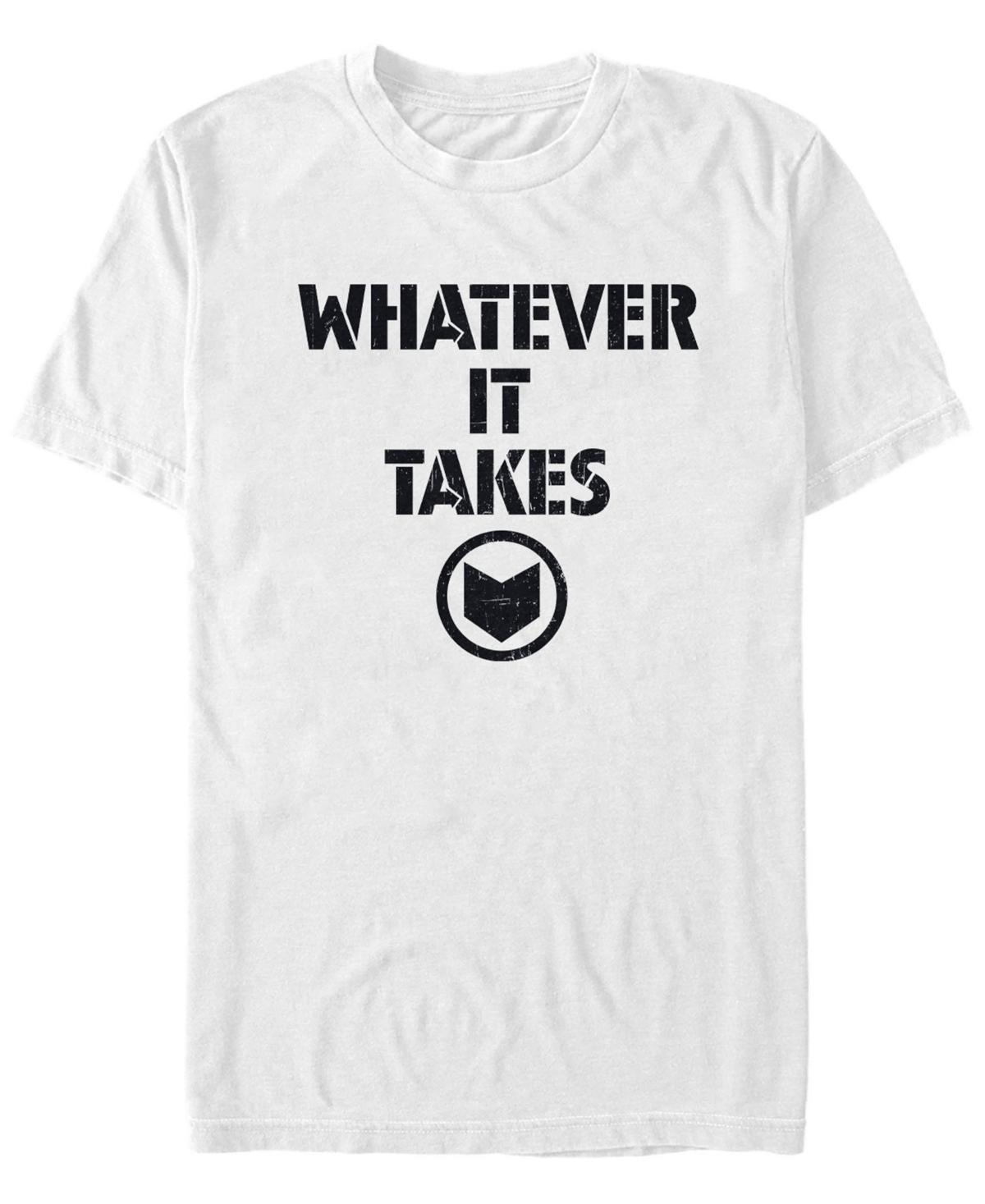 Men's Marvel Avengers Endgame Whatever It Takes Hawkeye Logo Graphic Tee, Size: XXL, White Product Image