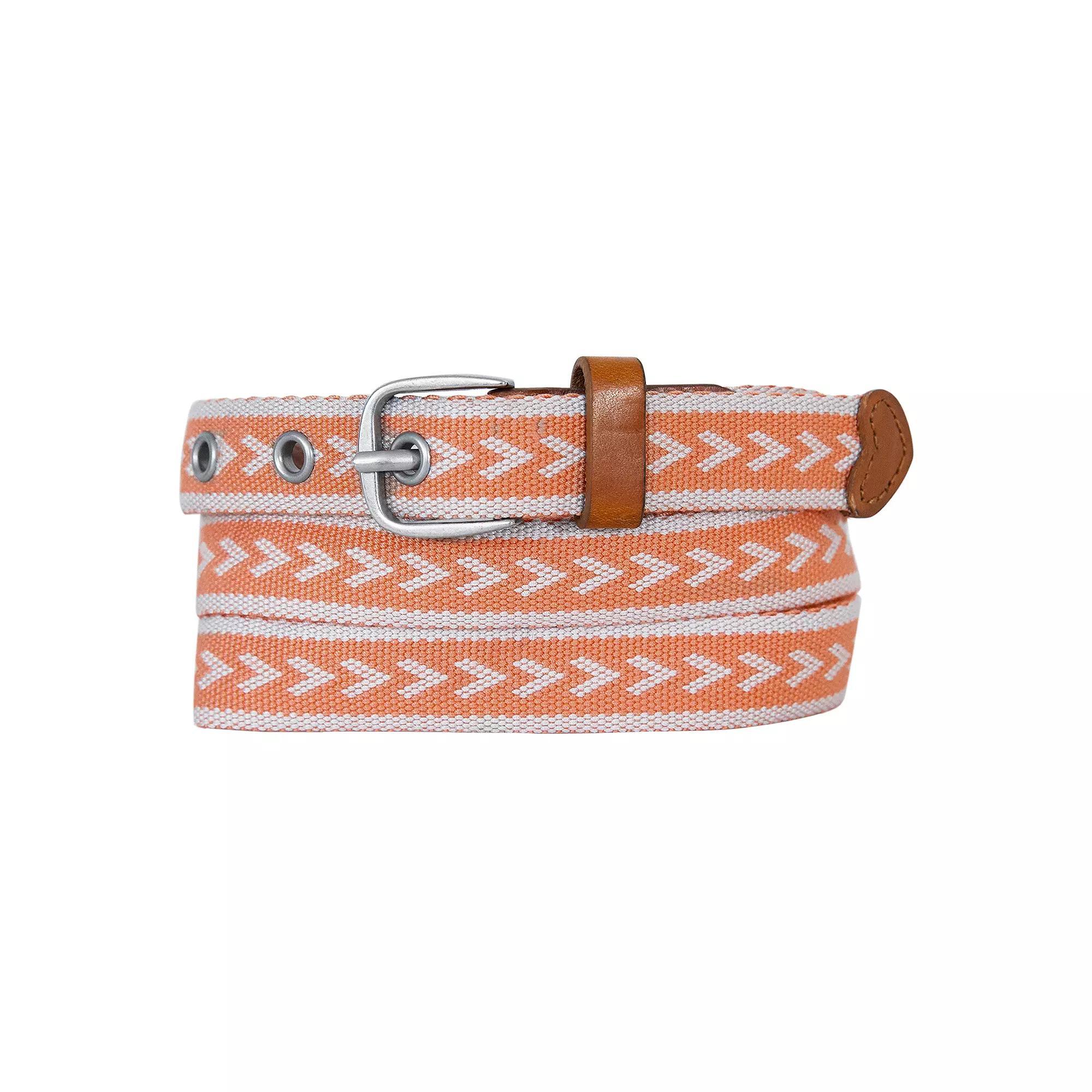 Women's Eddie Bauer 0.8-in. Cascade Woven Belt, Size: XL, Pink Product Image