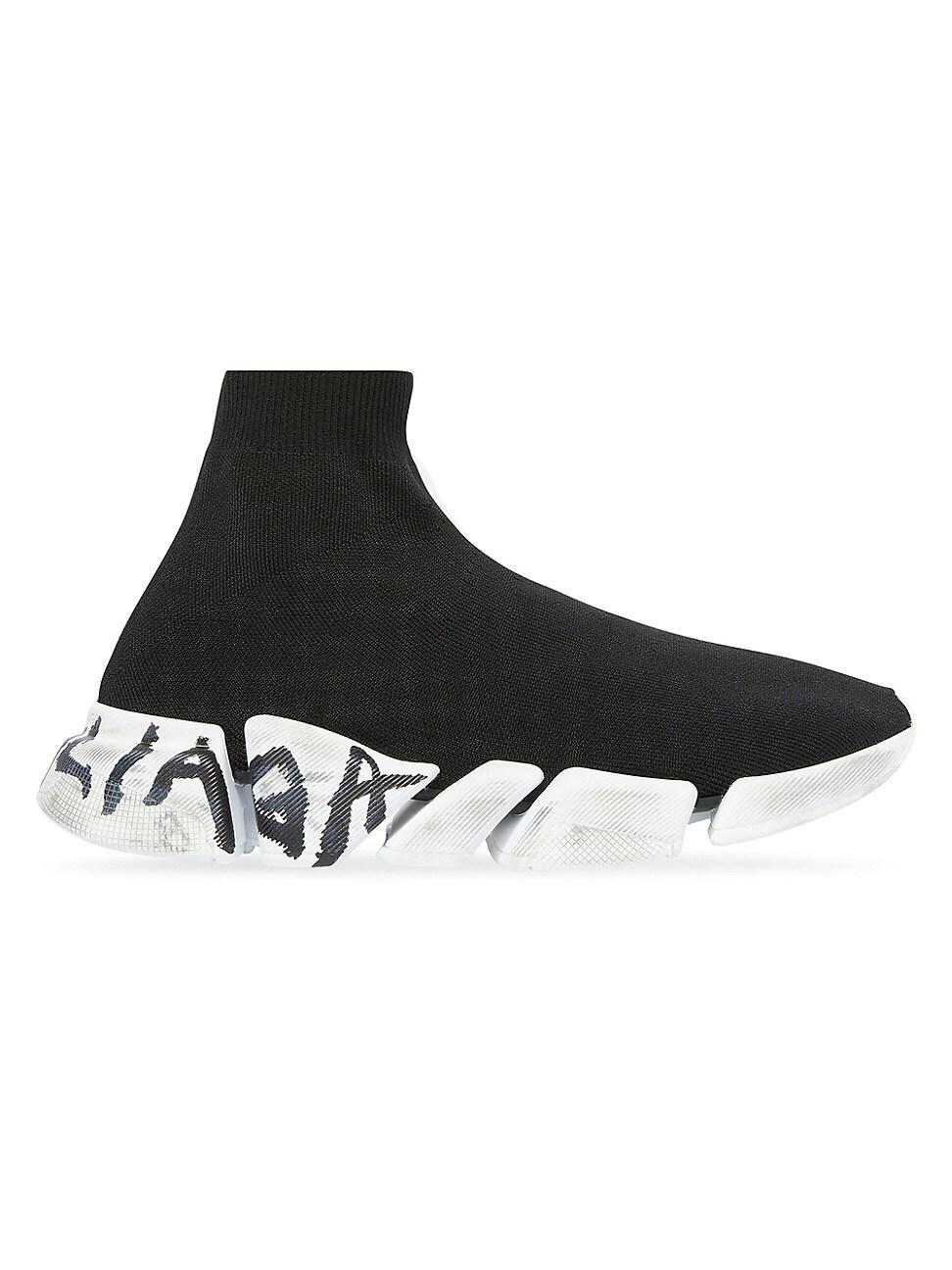 Mens Speed 2.0 Graffiti Recycled Knit Sneakers Product Image