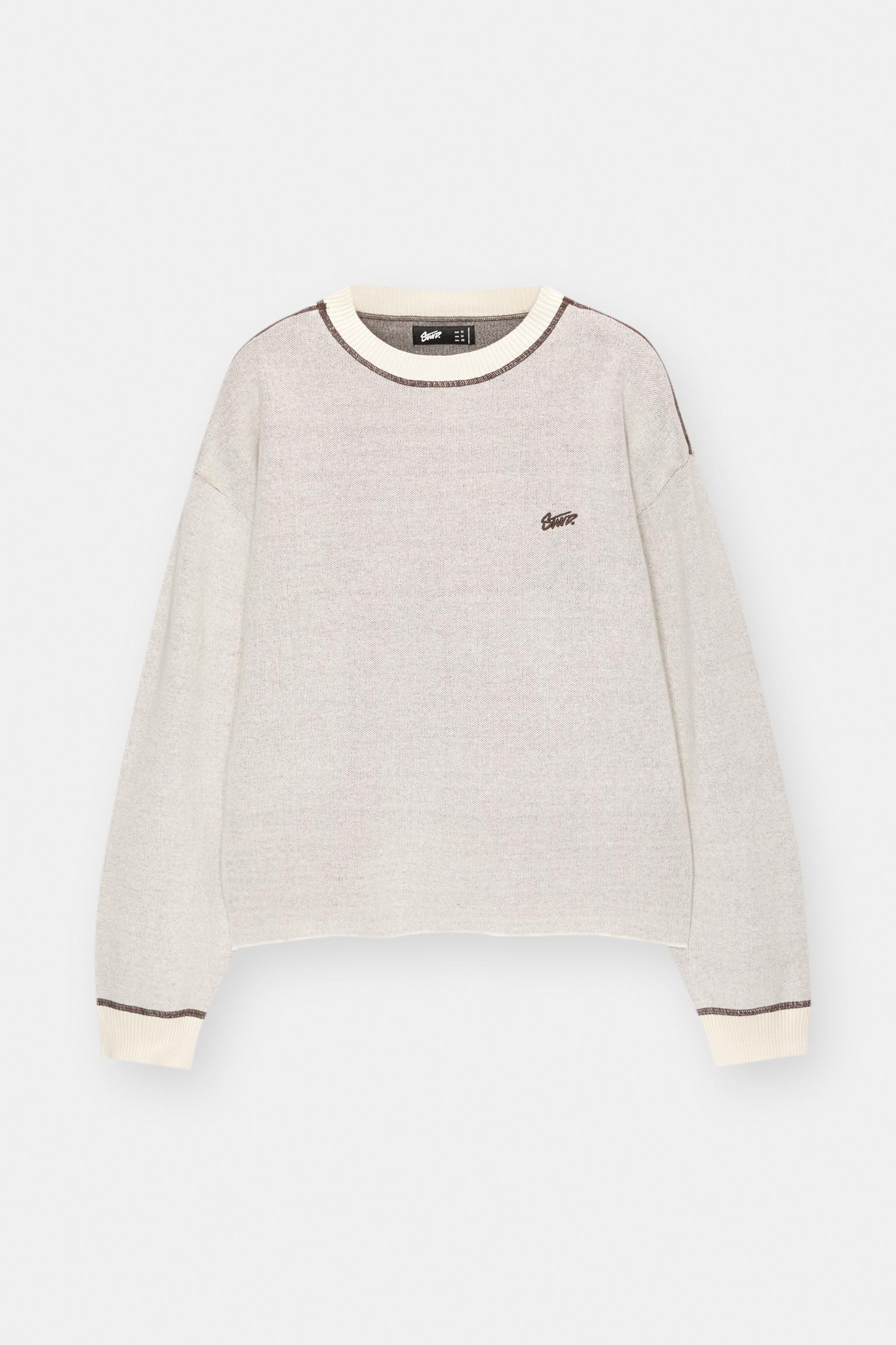 STWD sweater with seam details Product Image