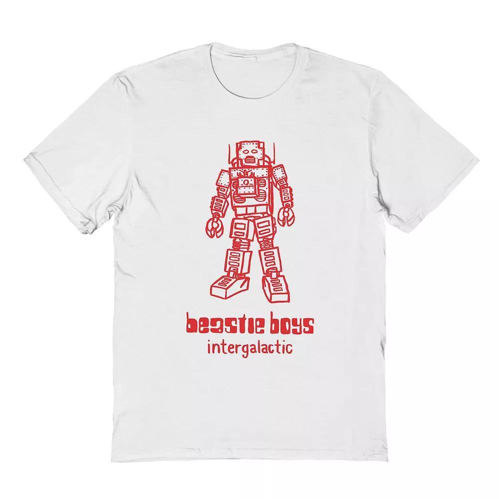 Men's Beastie Boys Intergalactic Bot Graphic Tee, Size: Medium, White Product Image
